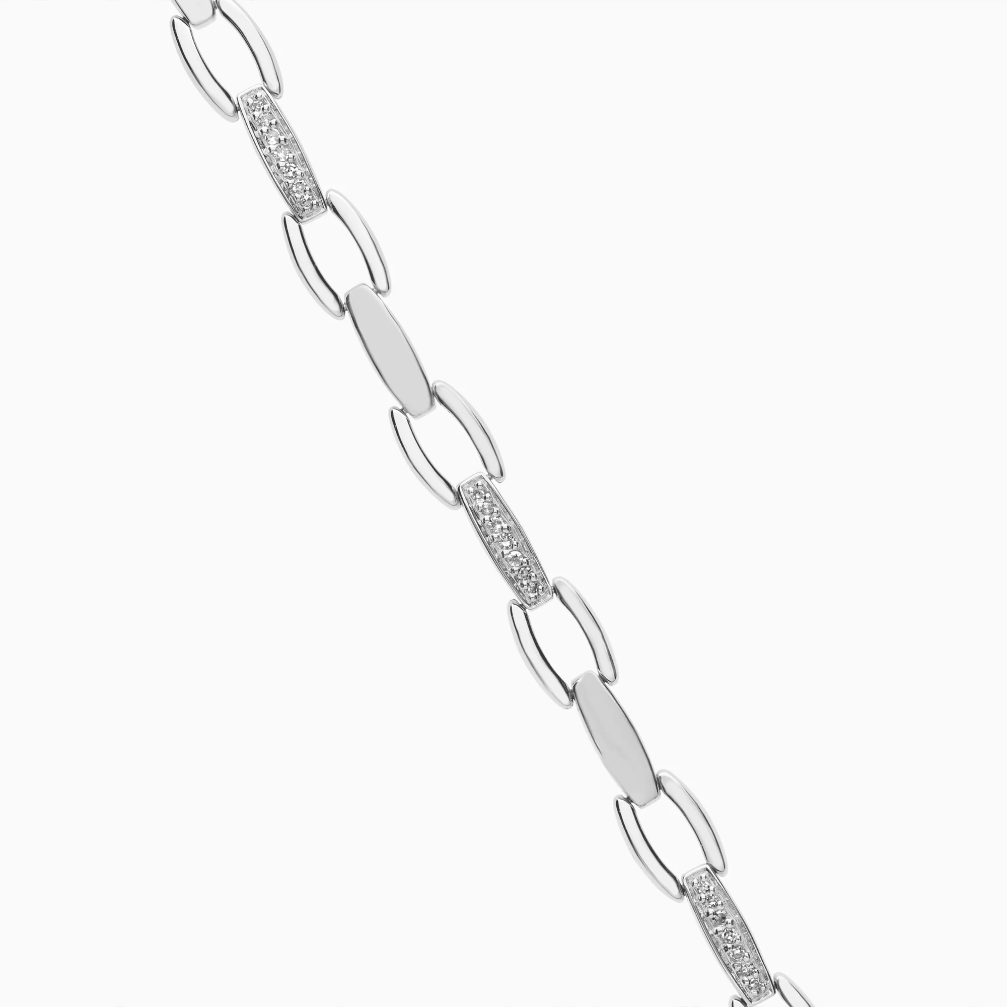 Diamond bracelet 0.23ct 18K white gold