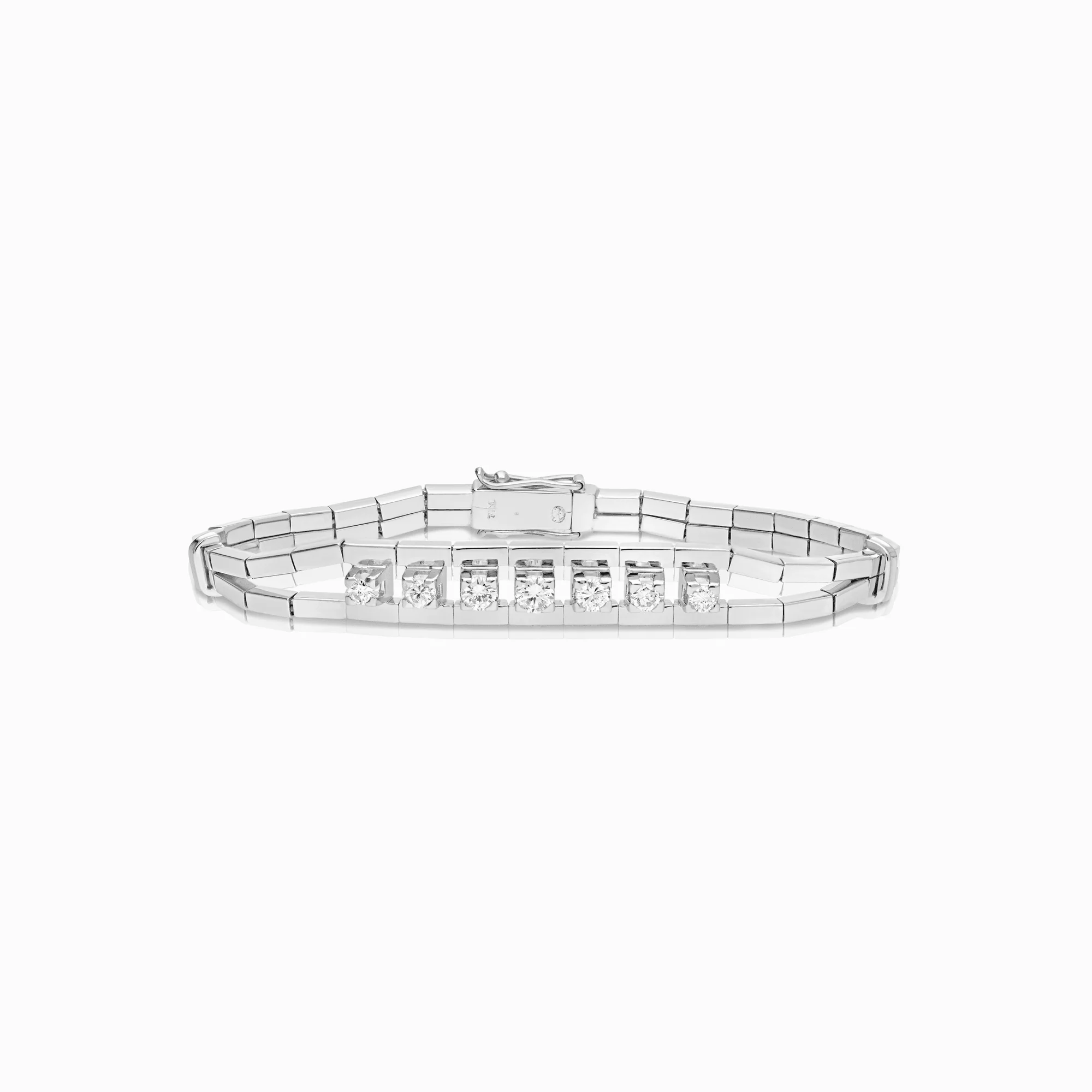 Diamond bracelet 0.66ct 18K white gold