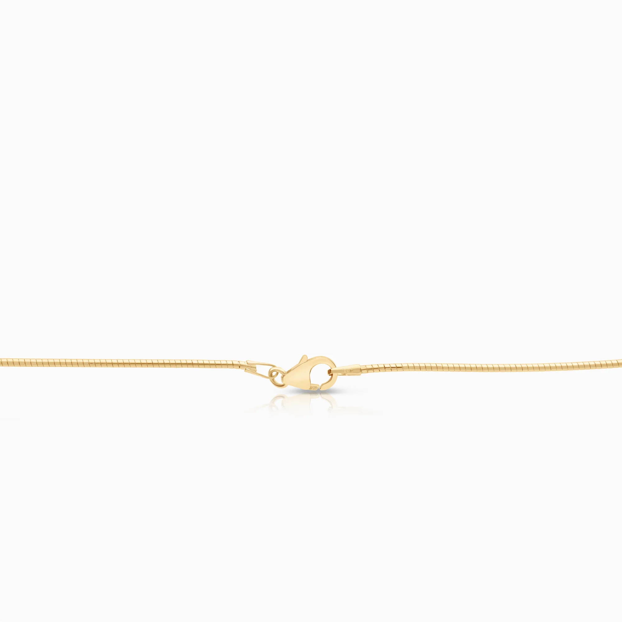 Diamond necklace 0.07ct 18K gold - Image 2