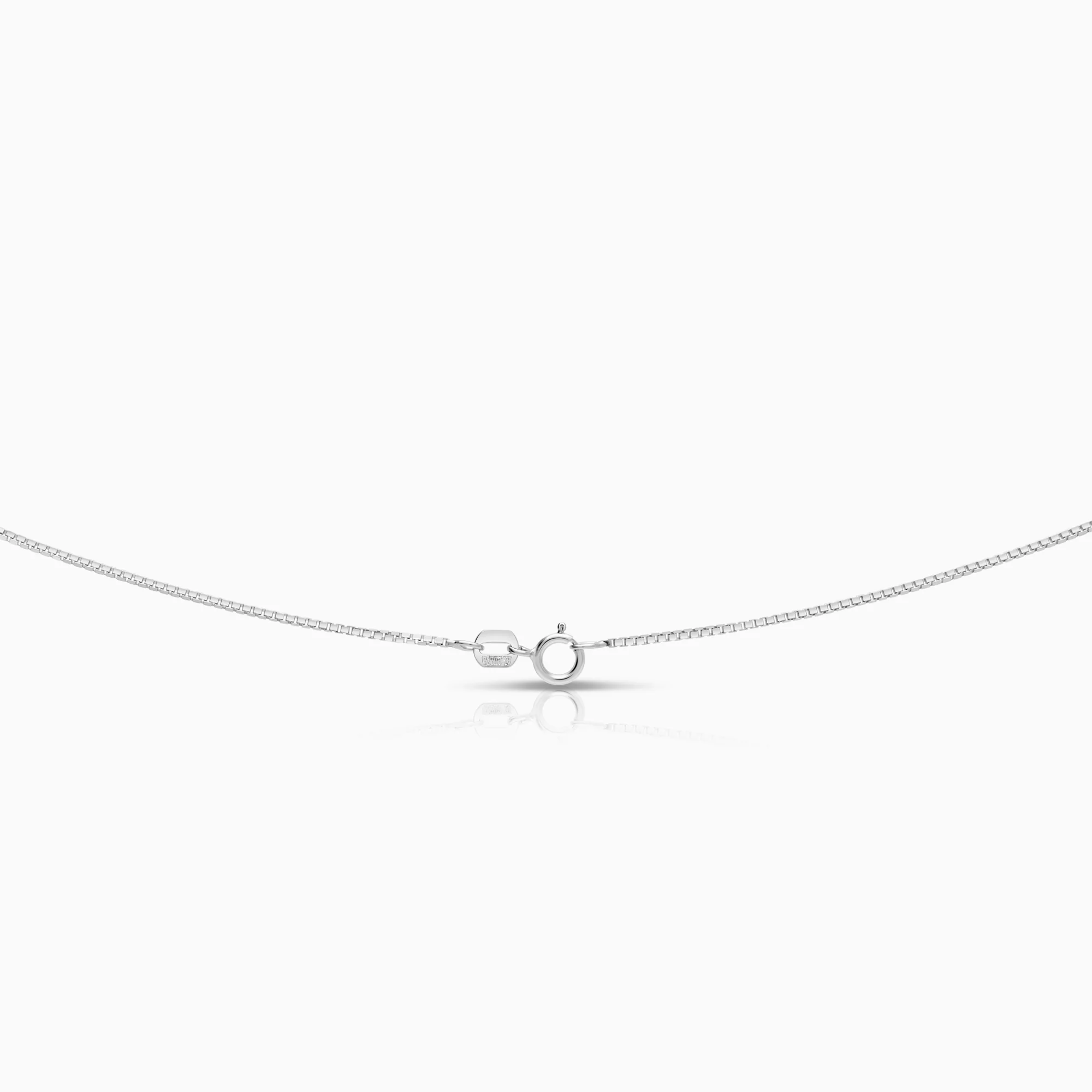 Diamond necklace 0.35ct 18K white gold - Image 2