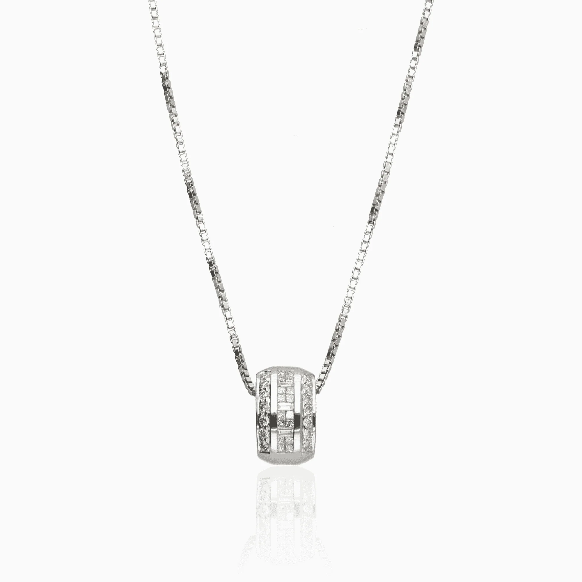 Diamond necklace 0.36ct 14K