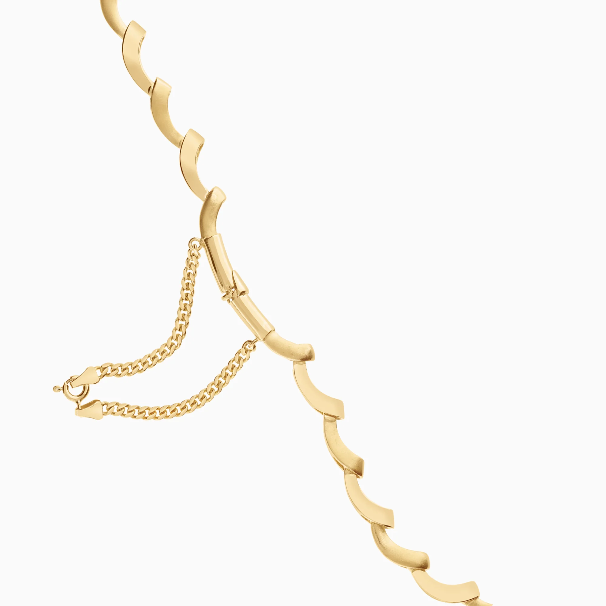 Diamond necklace 1.64ct 18K gold - Image 3
