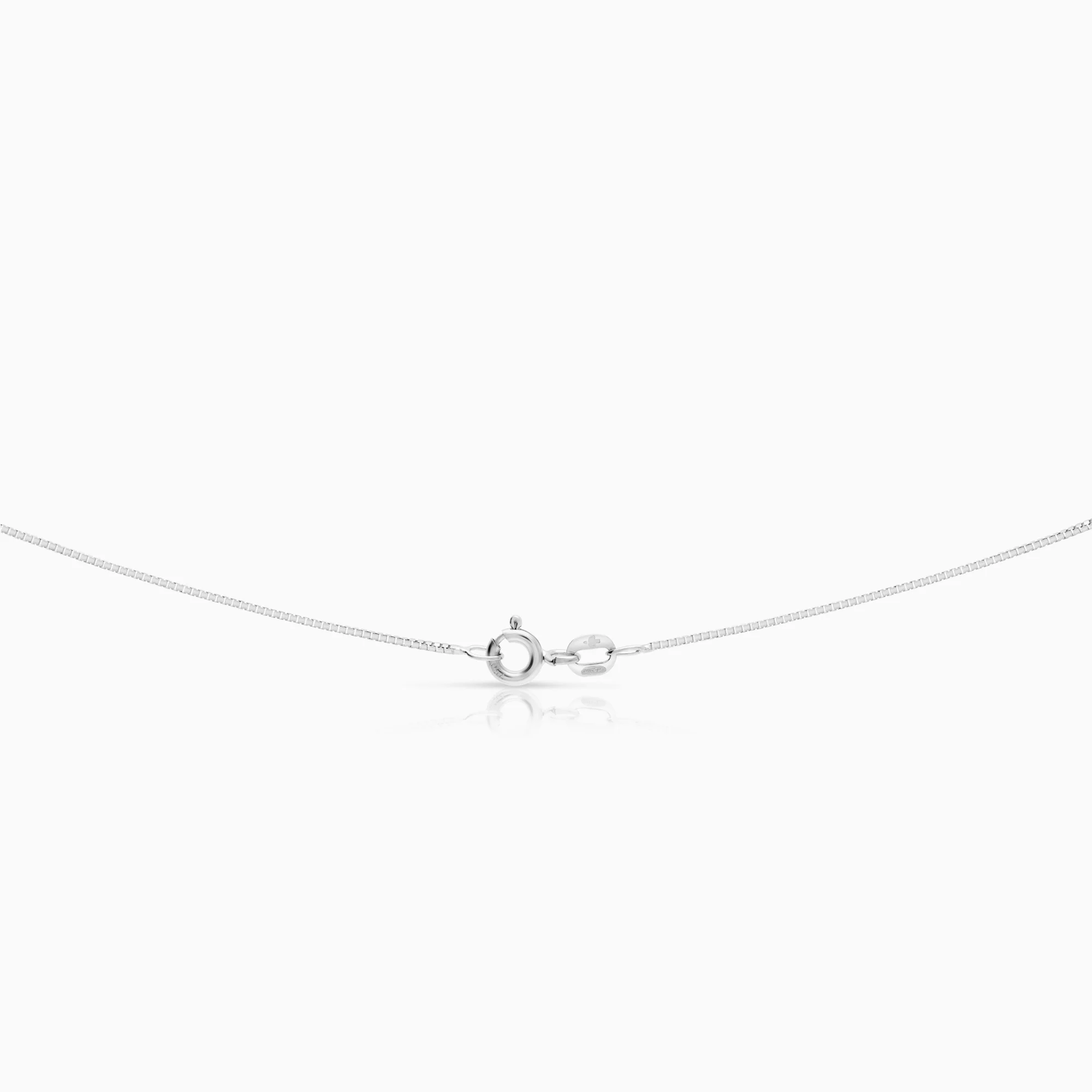 Diamond necklace Halo 0.25ct 18K - Image 2