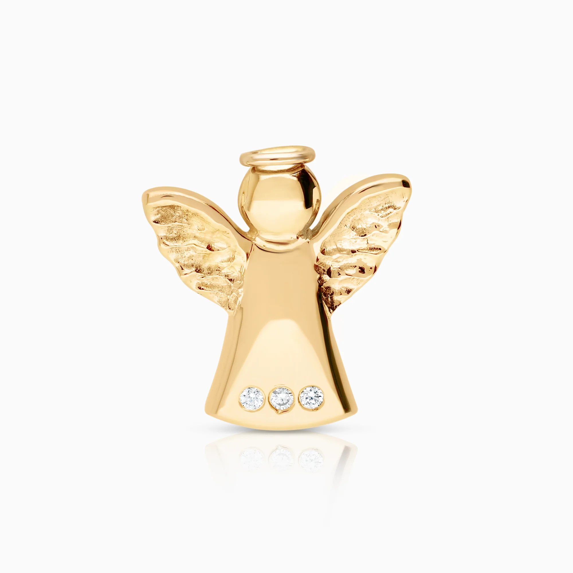 Diamond pendant 0.03ct 18K gold