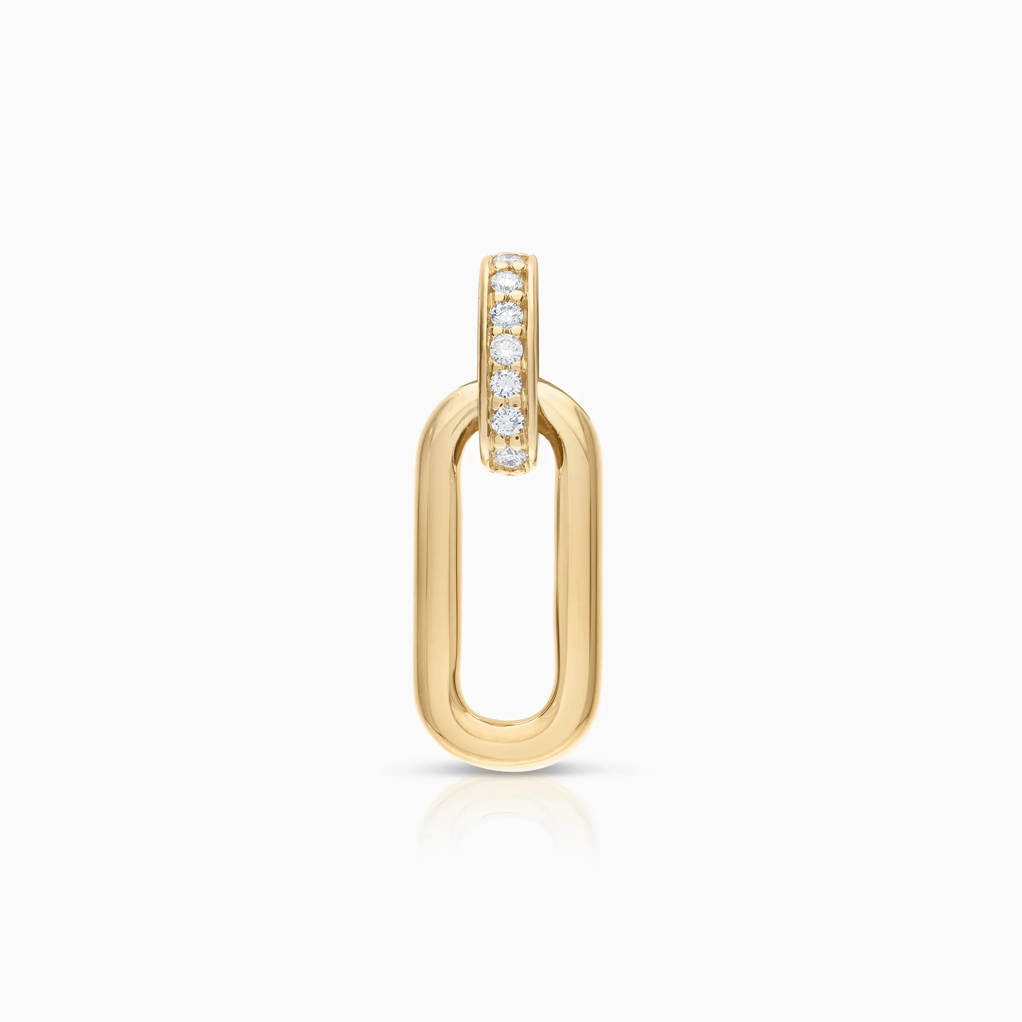 Diamond pendant 0.03ct 18K gold