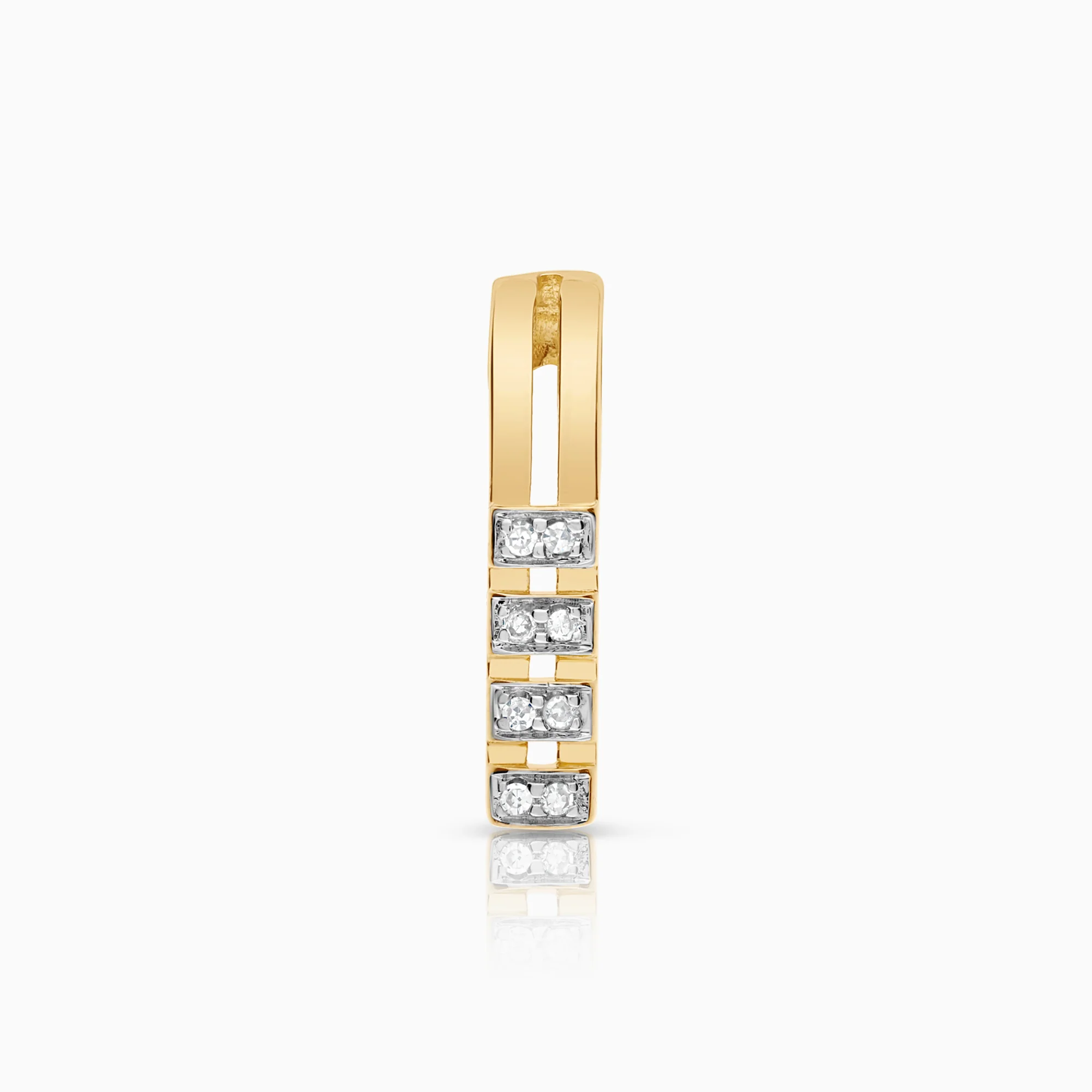 Diamond pendant 0.04ct 18K gold