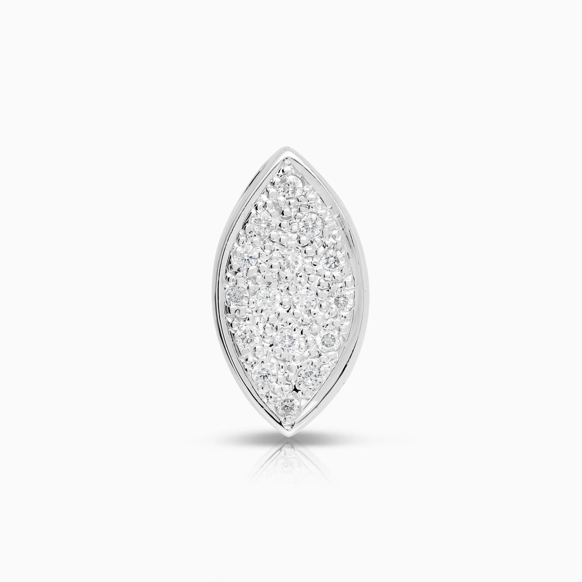Diamond pendant 0.16ct 18K white gold