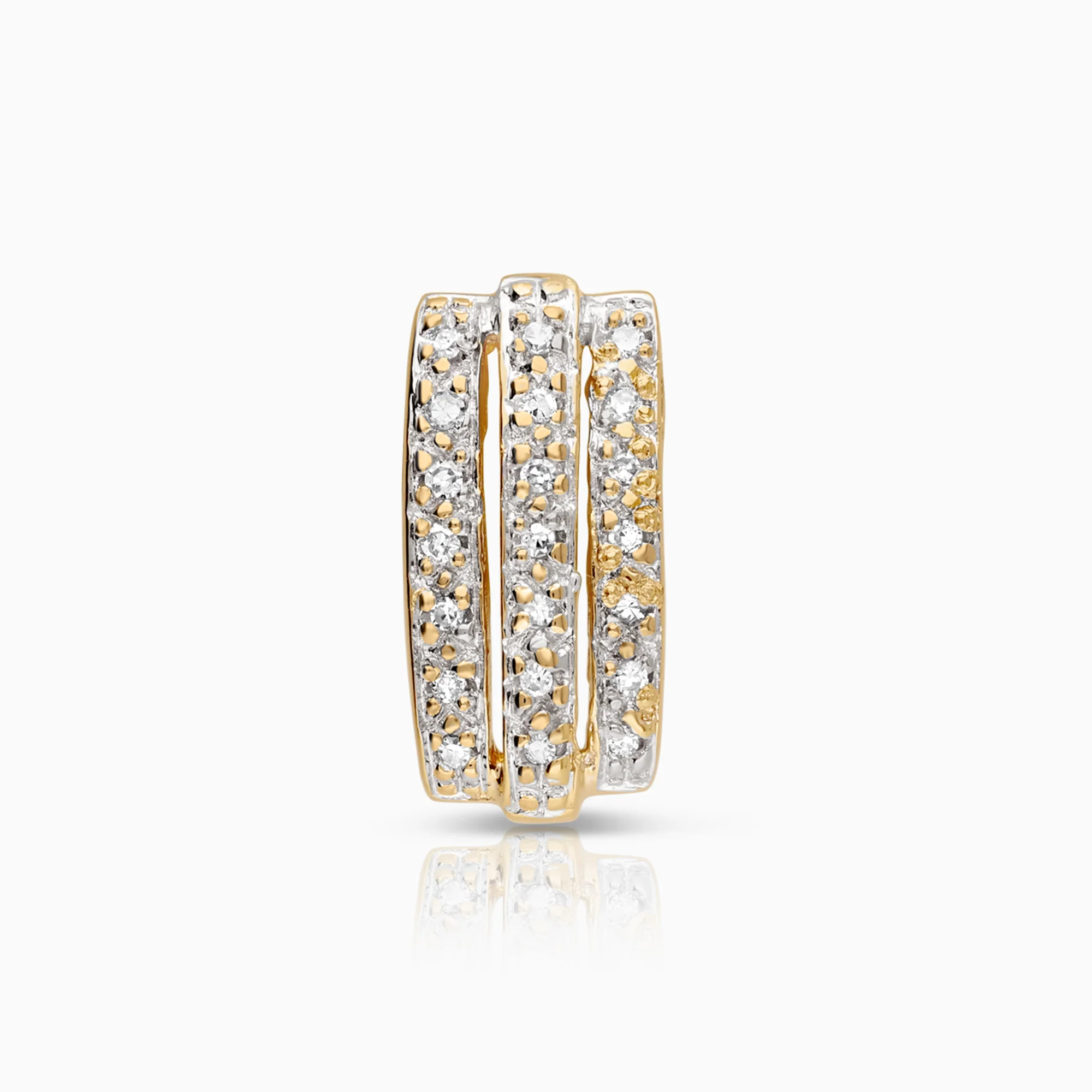 Diamond pendant 0.10ct 18K gold