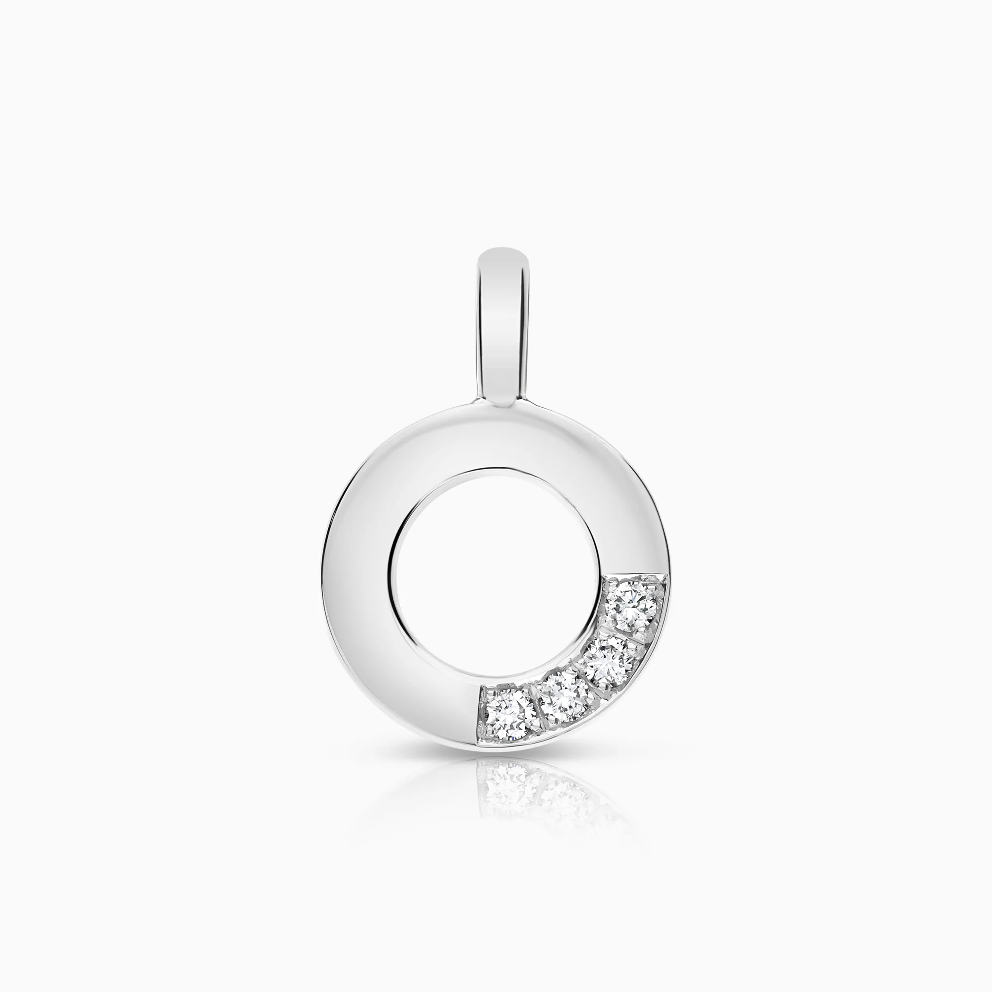 Diamond Pendant 0.20ct 18K White Gold