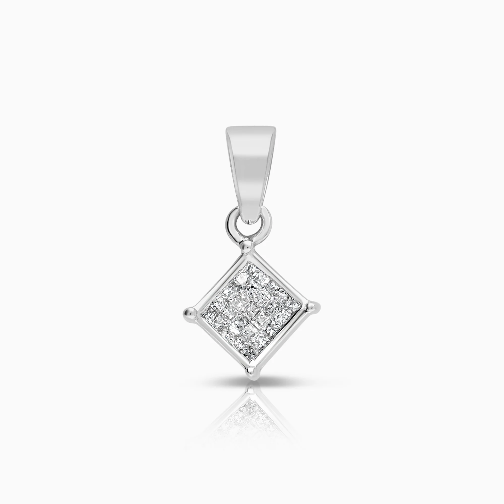 Diamond Pendant 0.20ct 18K White Gold