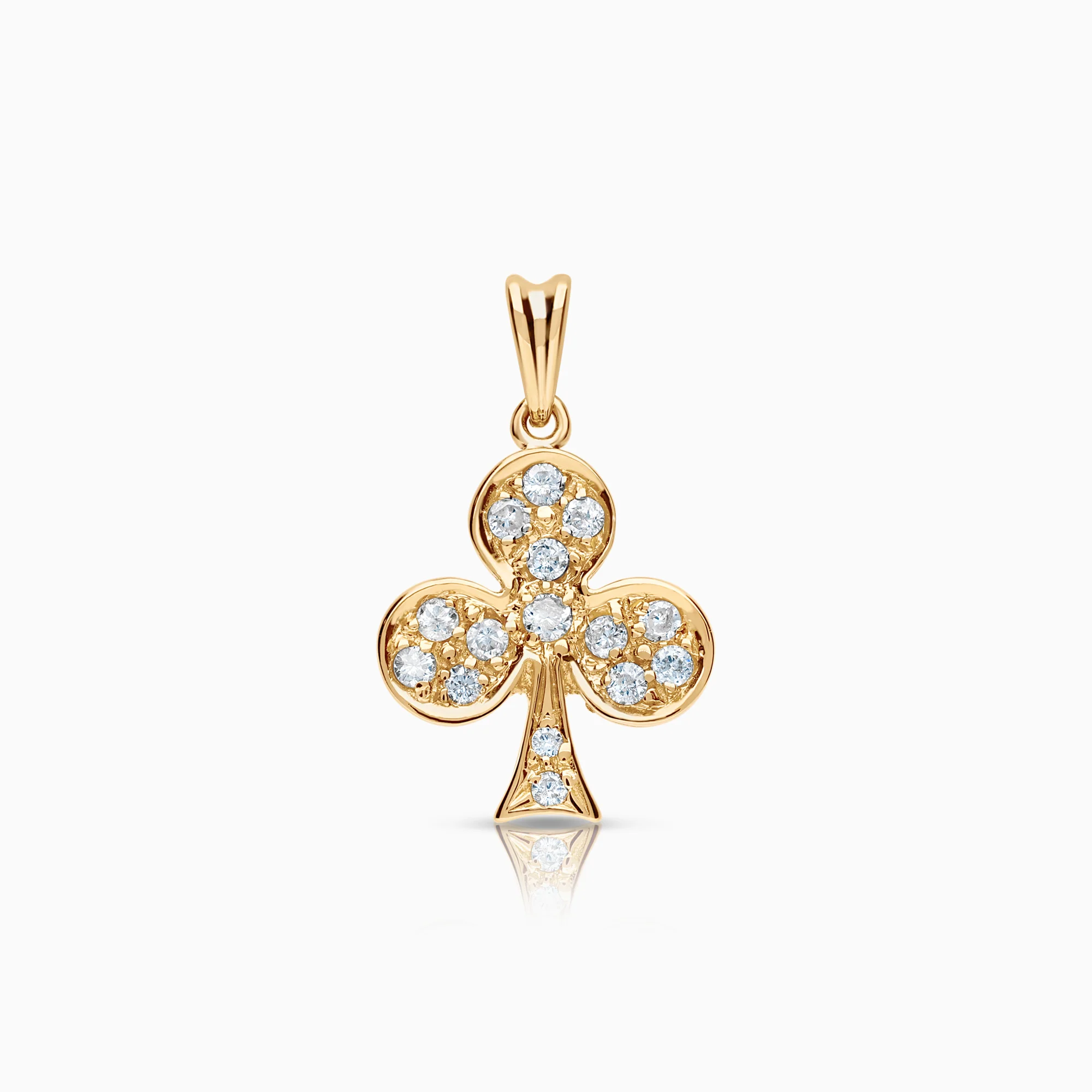 Diamond pendant 0.21ct 18K gold