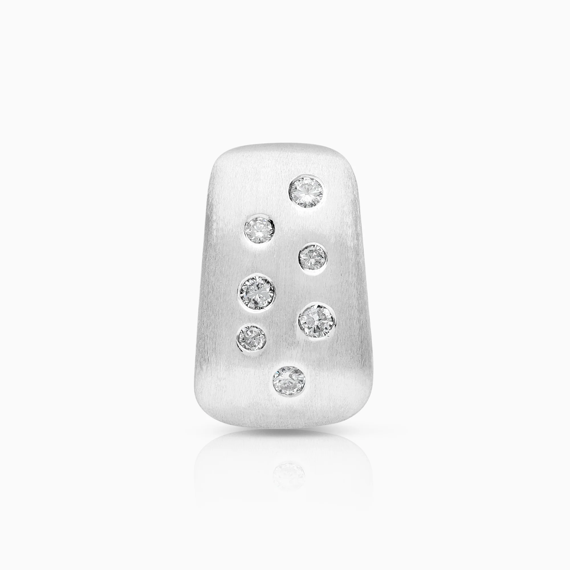 Diamond pendant 0.24ct 18K white gold