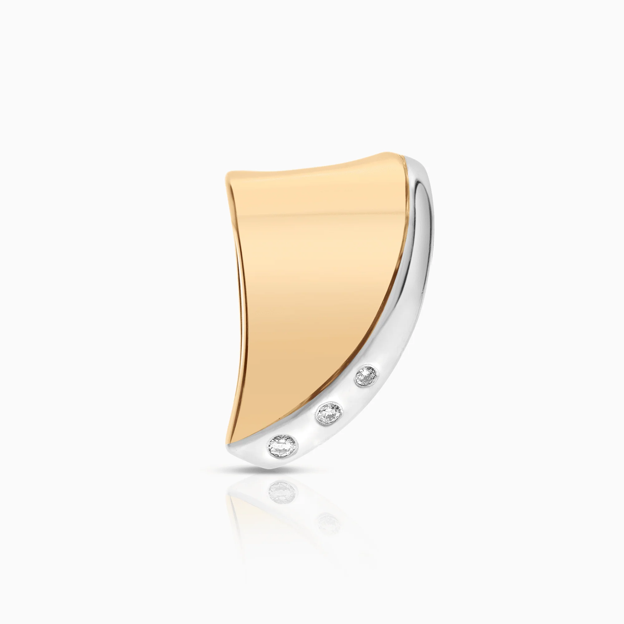 Diamond pendant 0.04ct 18K gold