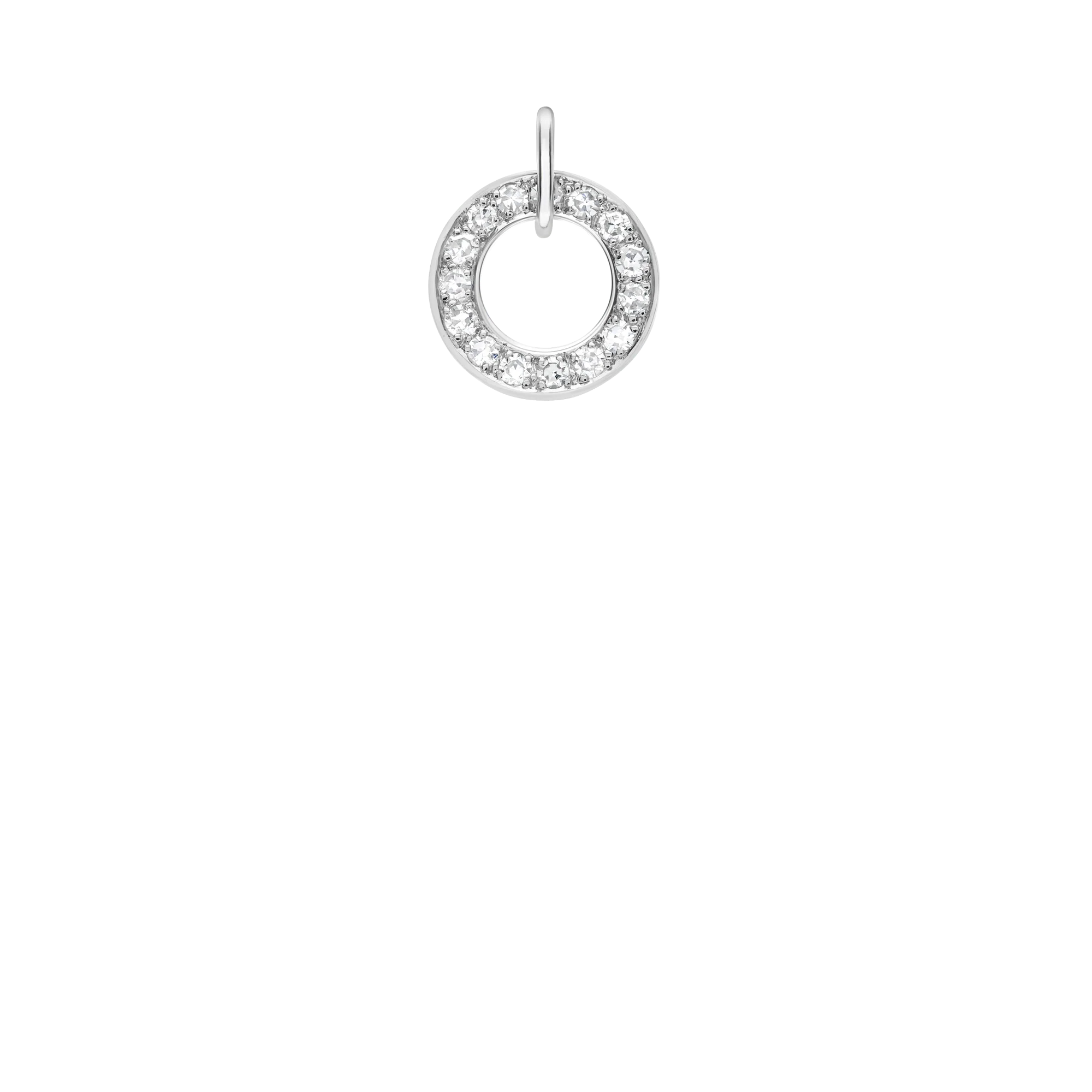 Diamond Pendant 0.15ct 18K White Gold - Image 2