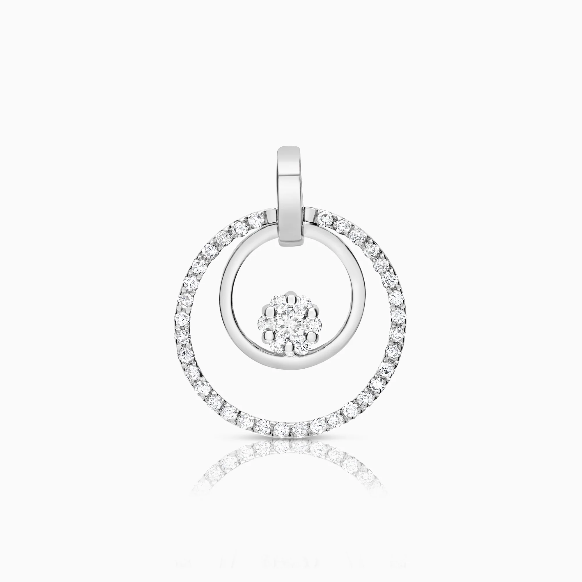 Diamond Pendant 0.20ct 18K White Gold