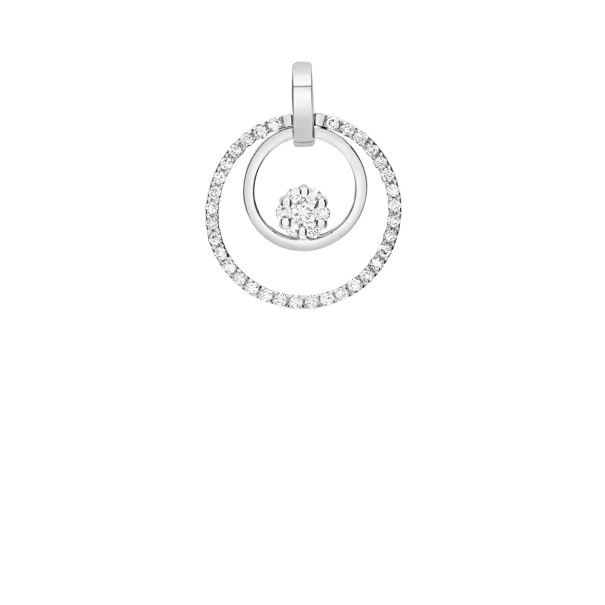 Diamond Pendant 0.20ct 18K White Gold - Image 2