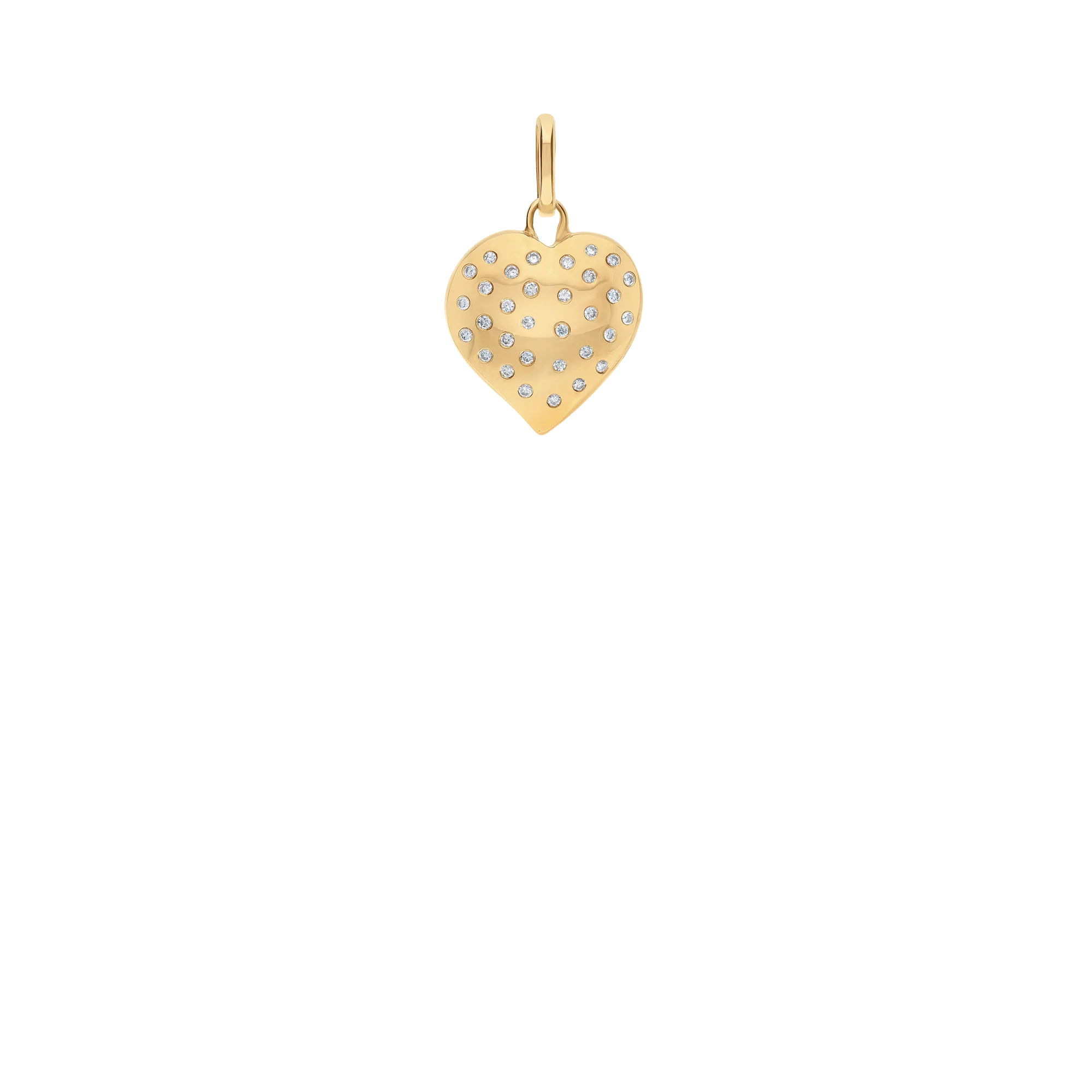 Diamond pendant 0.32ct 18K gold - Image 2