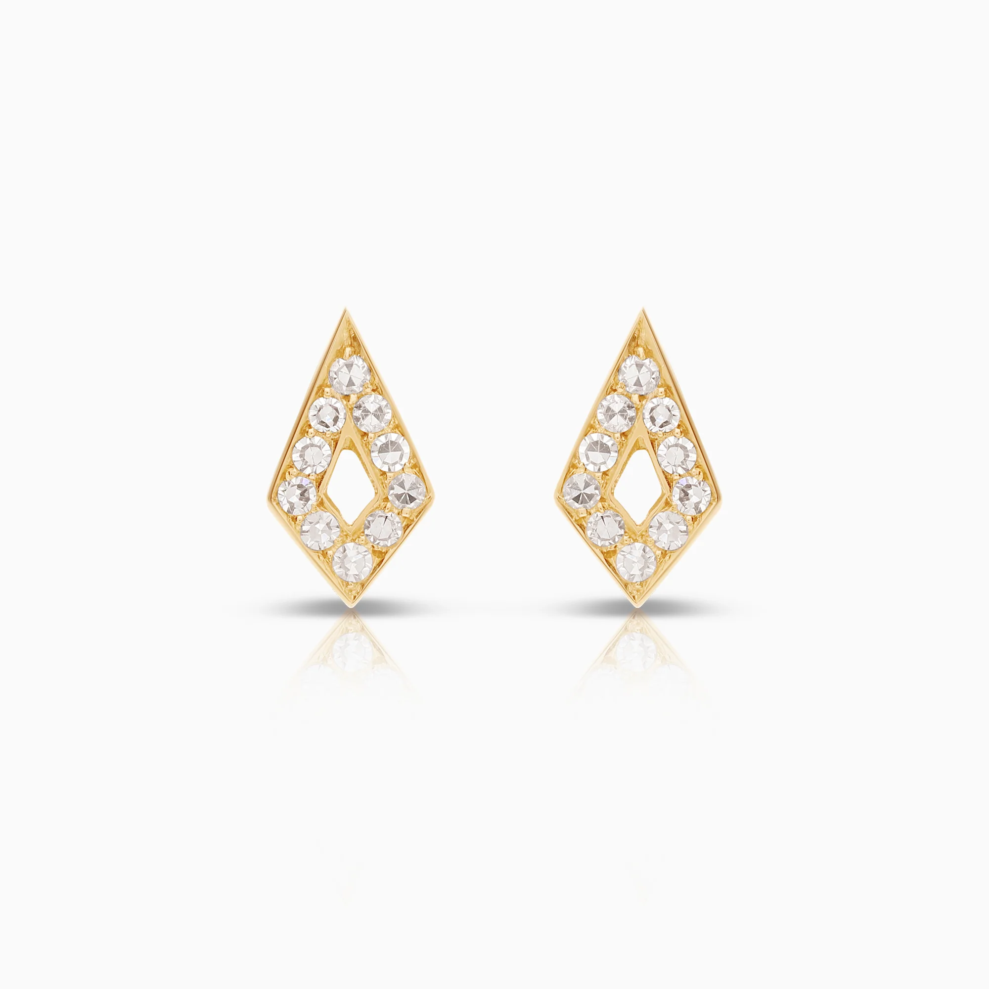 Diamond earrings 0.20ct 18K gold