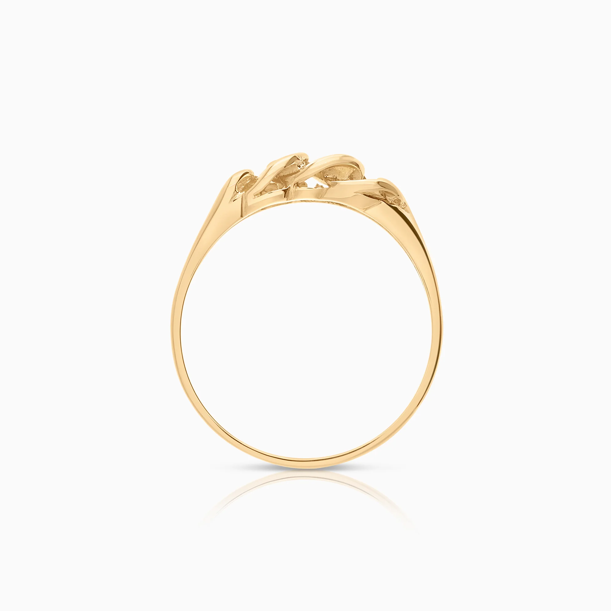 Diamond ring 0.01ct 18K gold - Image 2