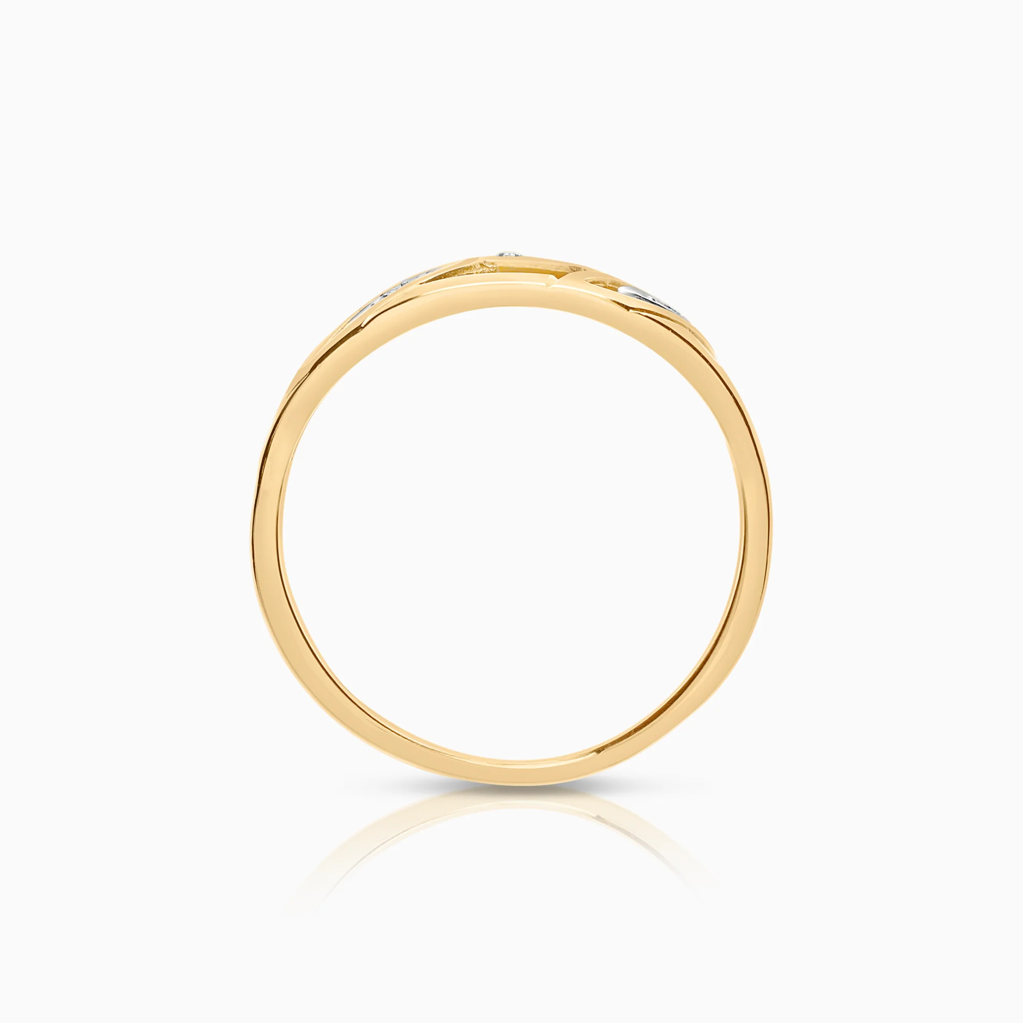 Diamond Ring 0.02ct 18K Gold - Image 2