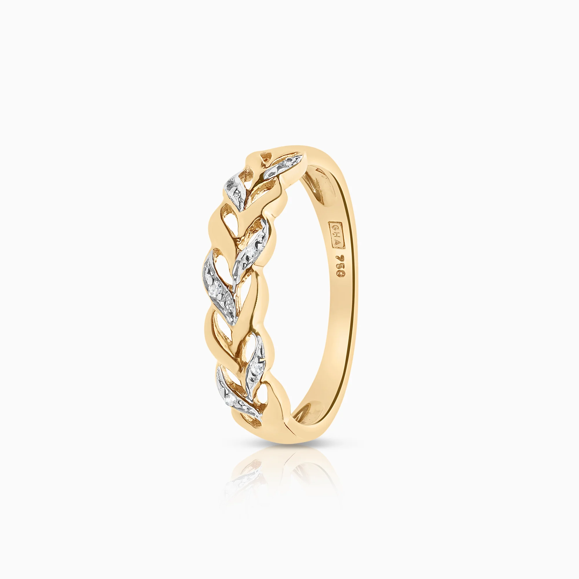 Diamond Ring 0.02ct 18K Gold