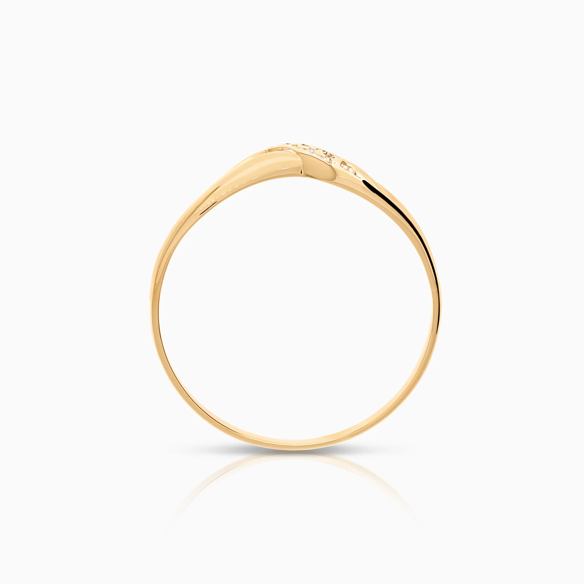 Diamond Ring 0.02ct 18K Gold - Image 2