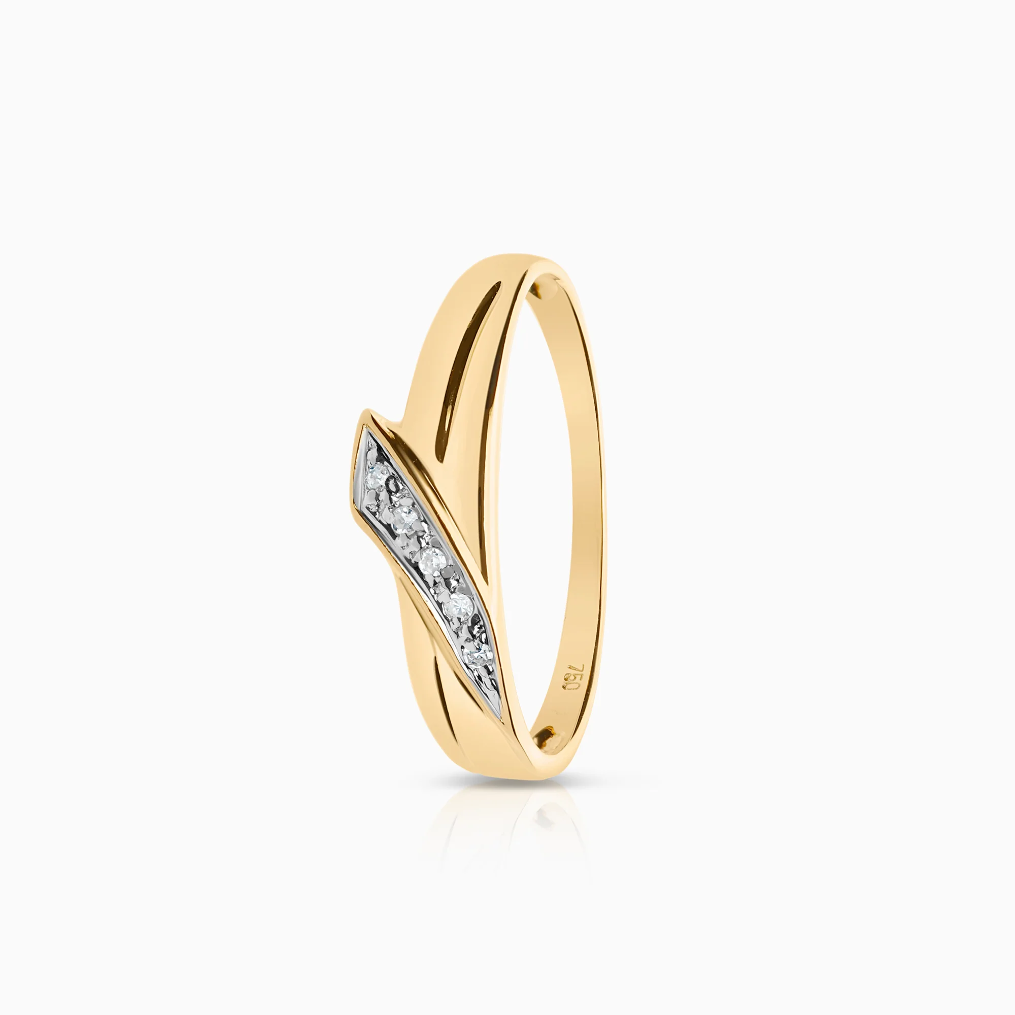 Diamond Ring 0.02ct 18K Gold