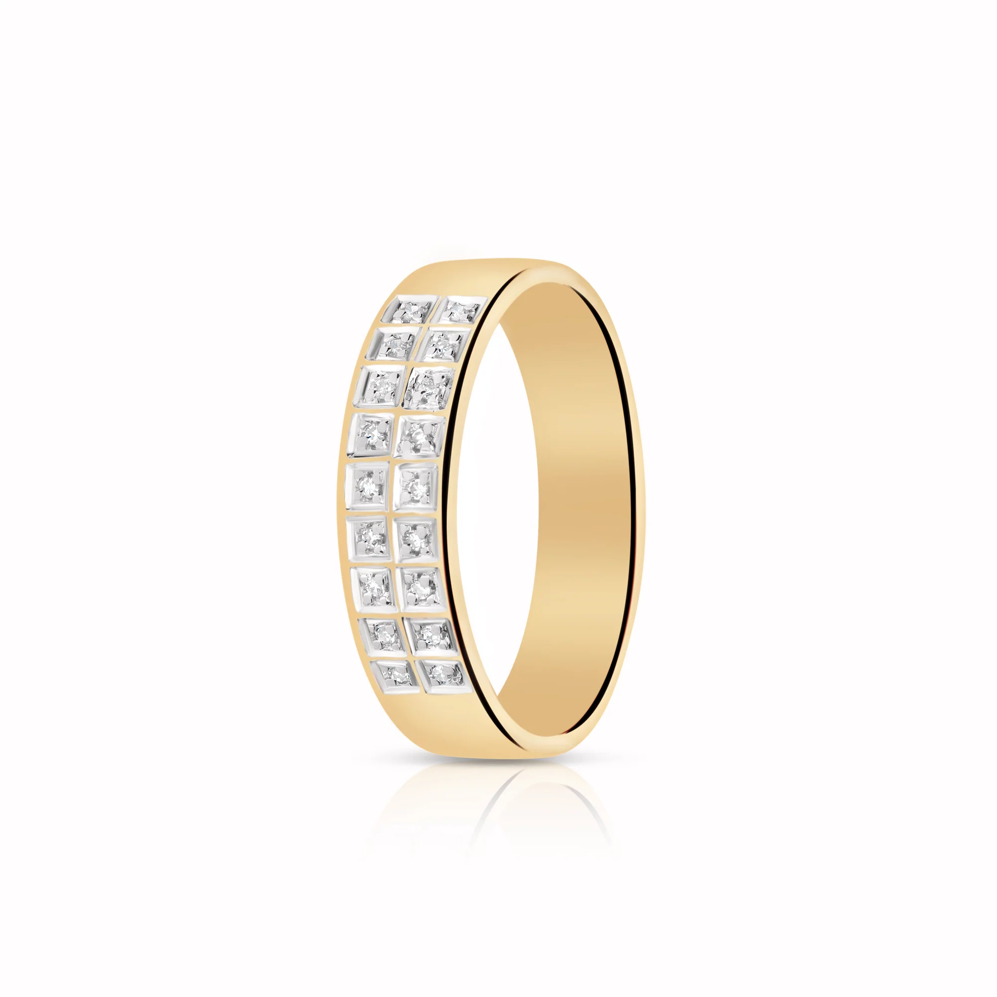 Diamond ring 0.05ct 18K gold
