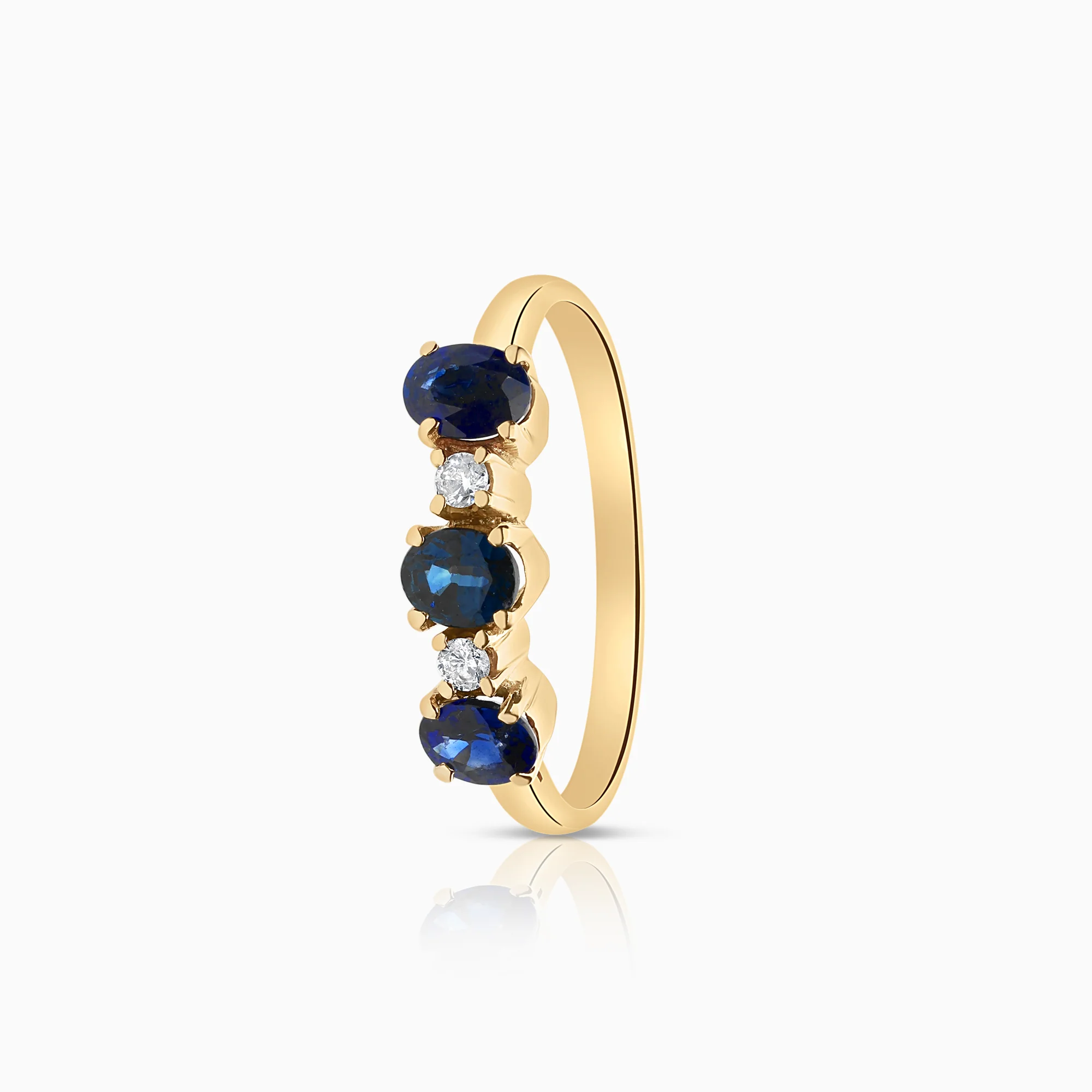 Diamond ring 0.06ct 18K gold