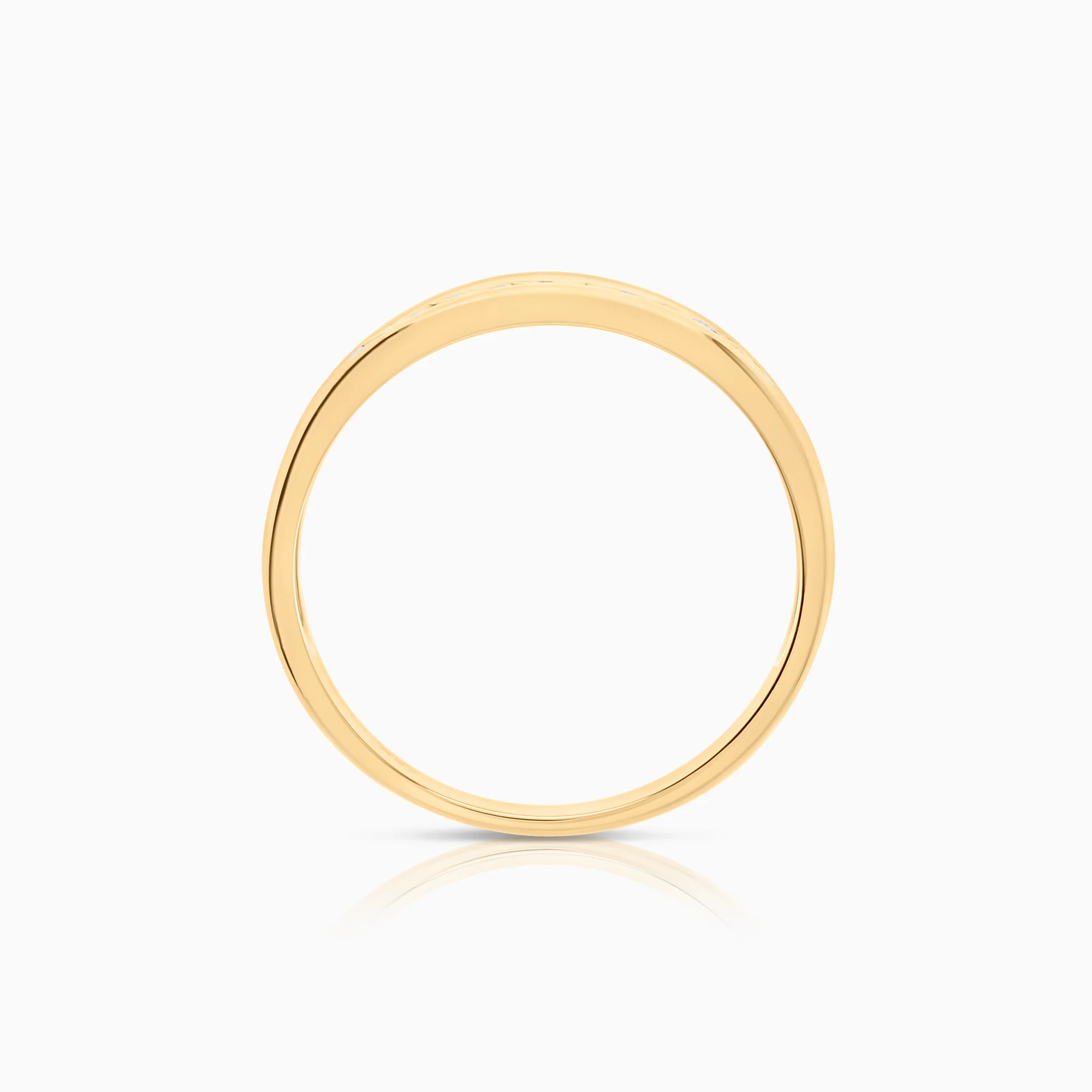 Diamond ring 0.06ct 18K gold - Image 2
