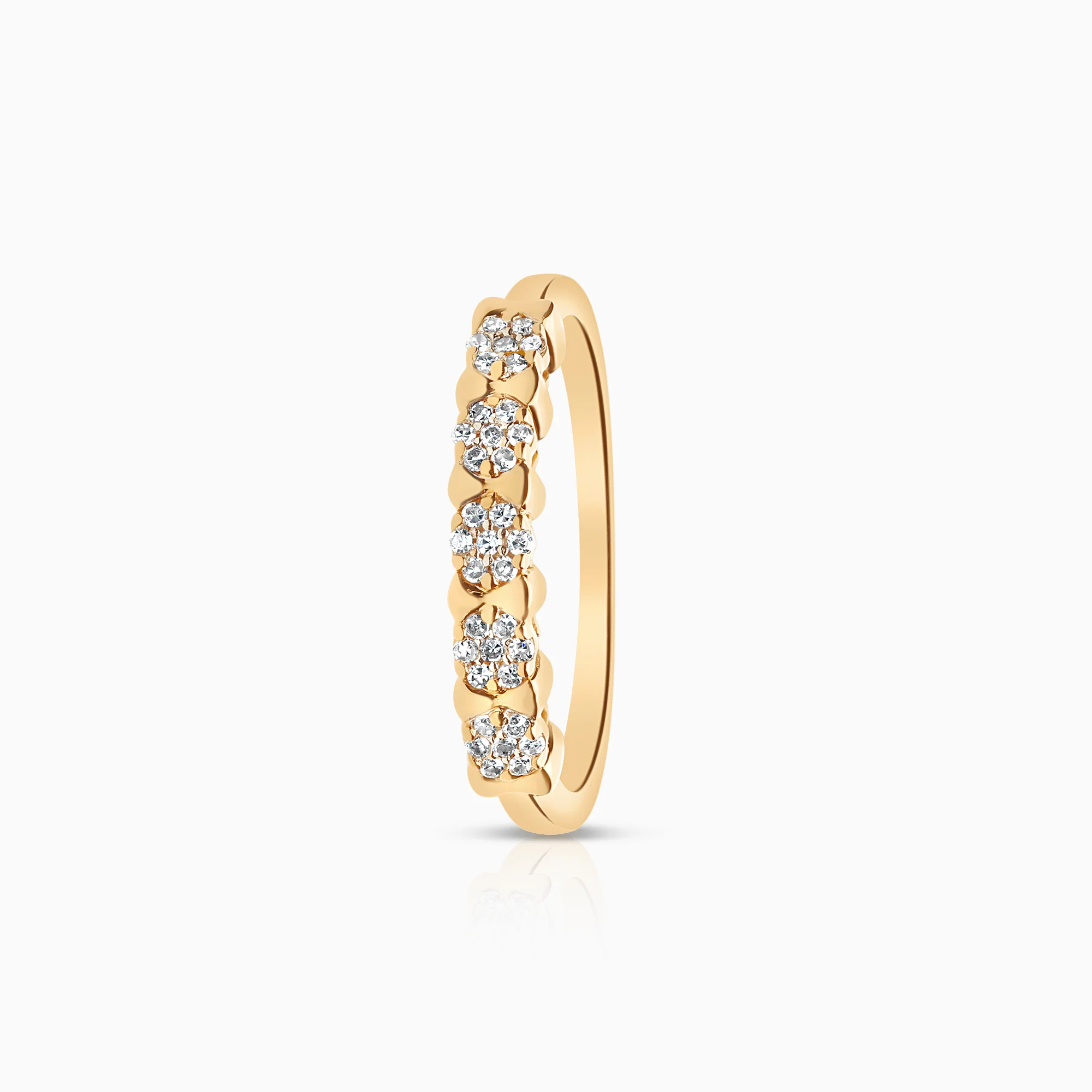 Diamond ring 0.07ct 18K gold
