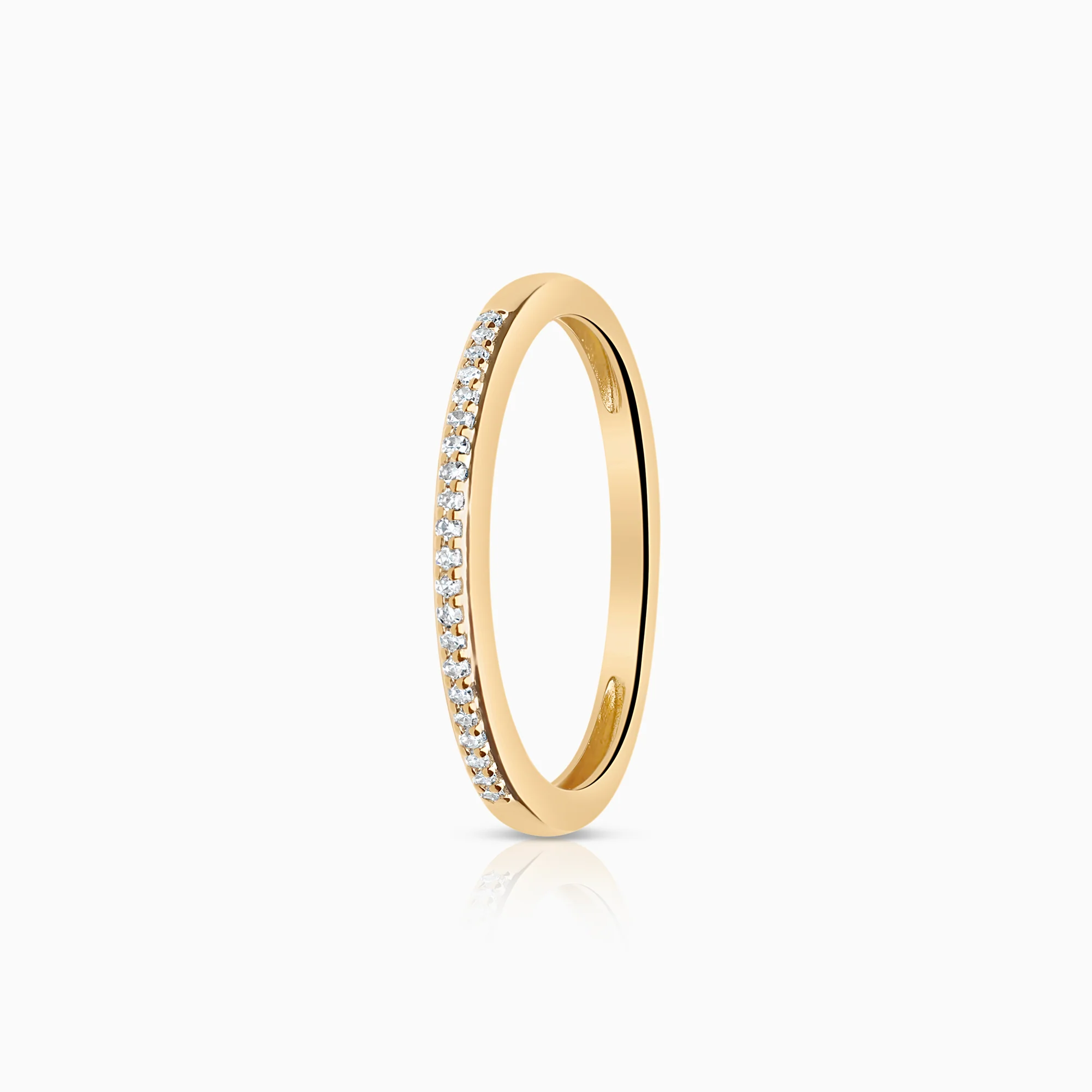 Diamond ring 0.10ct 18K gold