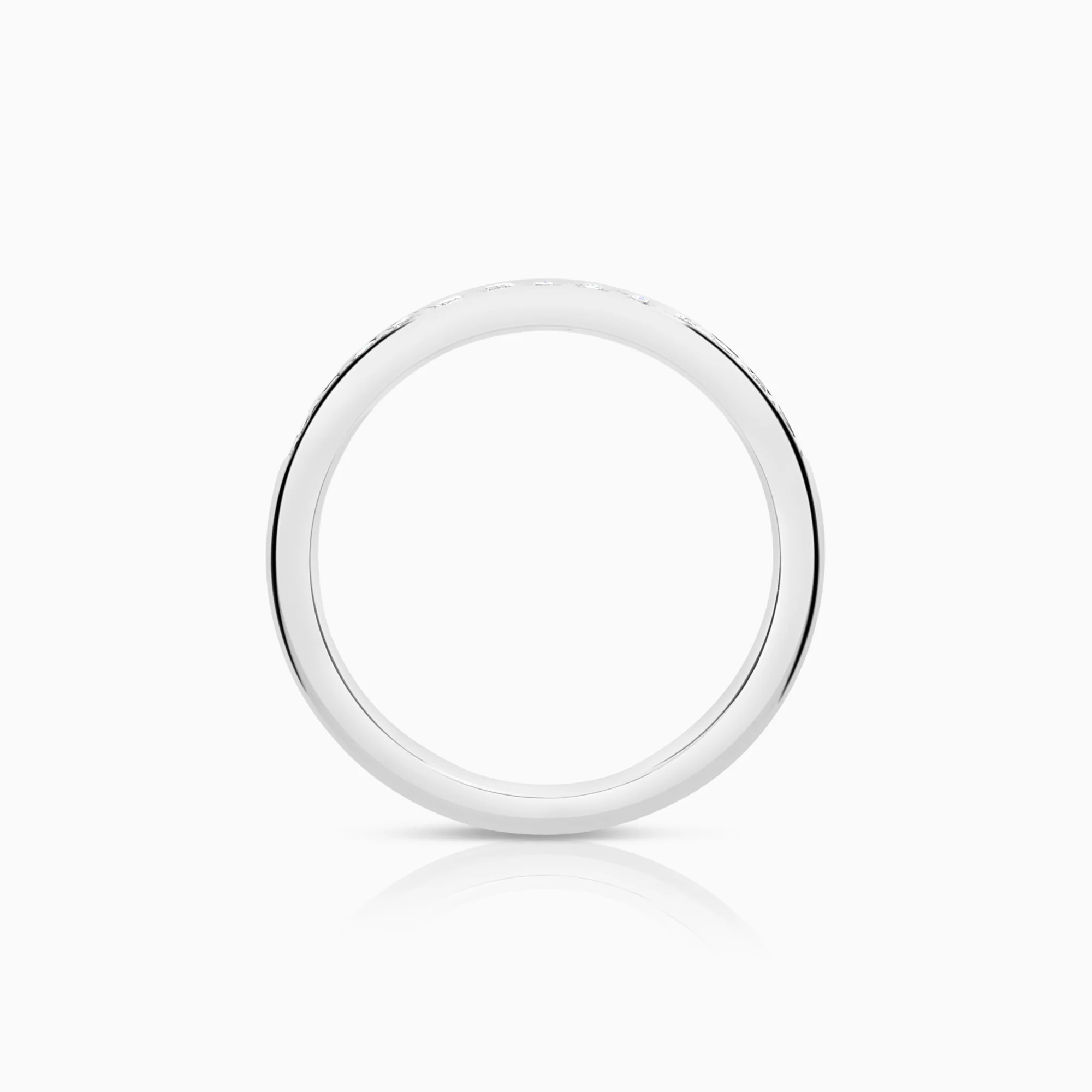 Diamond ring 0.13ct 18K white gold - Image 2