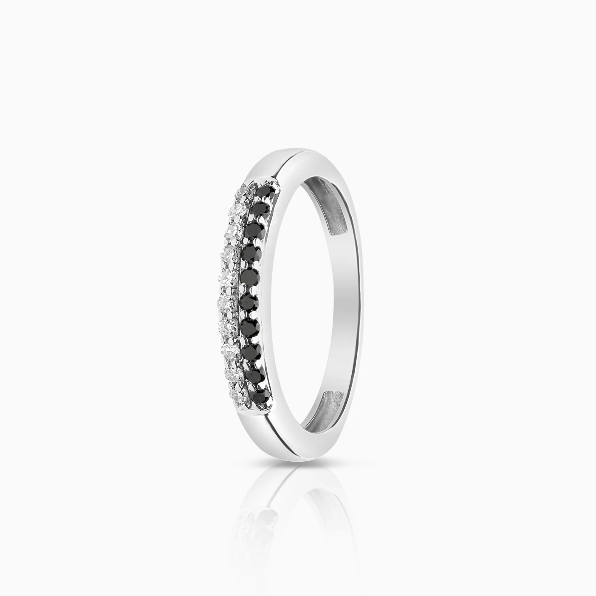 Diamond ring 0.14ct 14K white gold