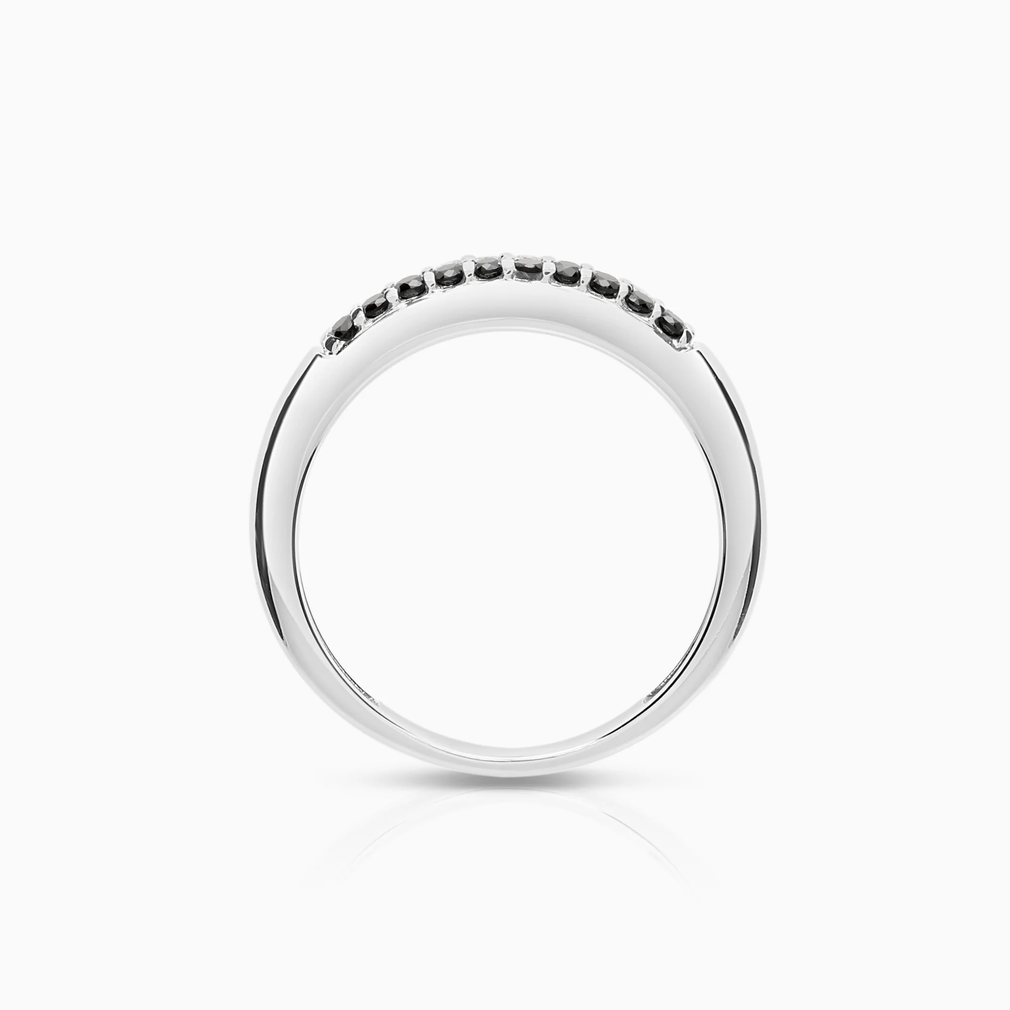 Diamond ring 0.14ct 14K white gold - Image 2