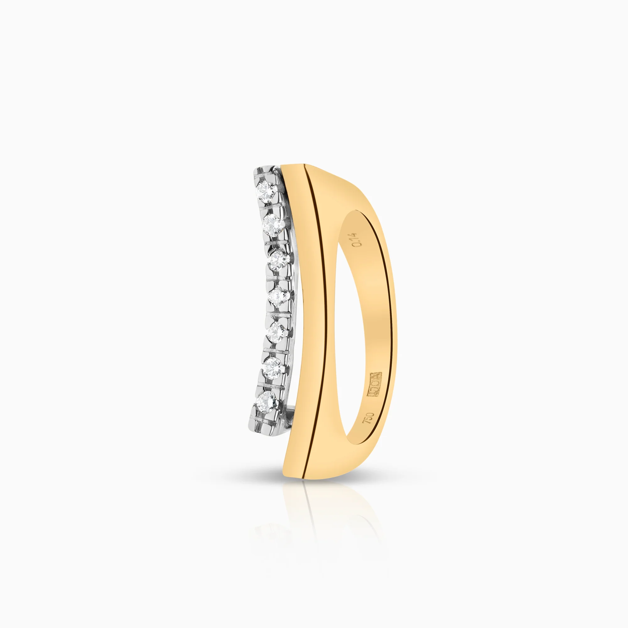 Diamond ring 0.14ct 18K gold