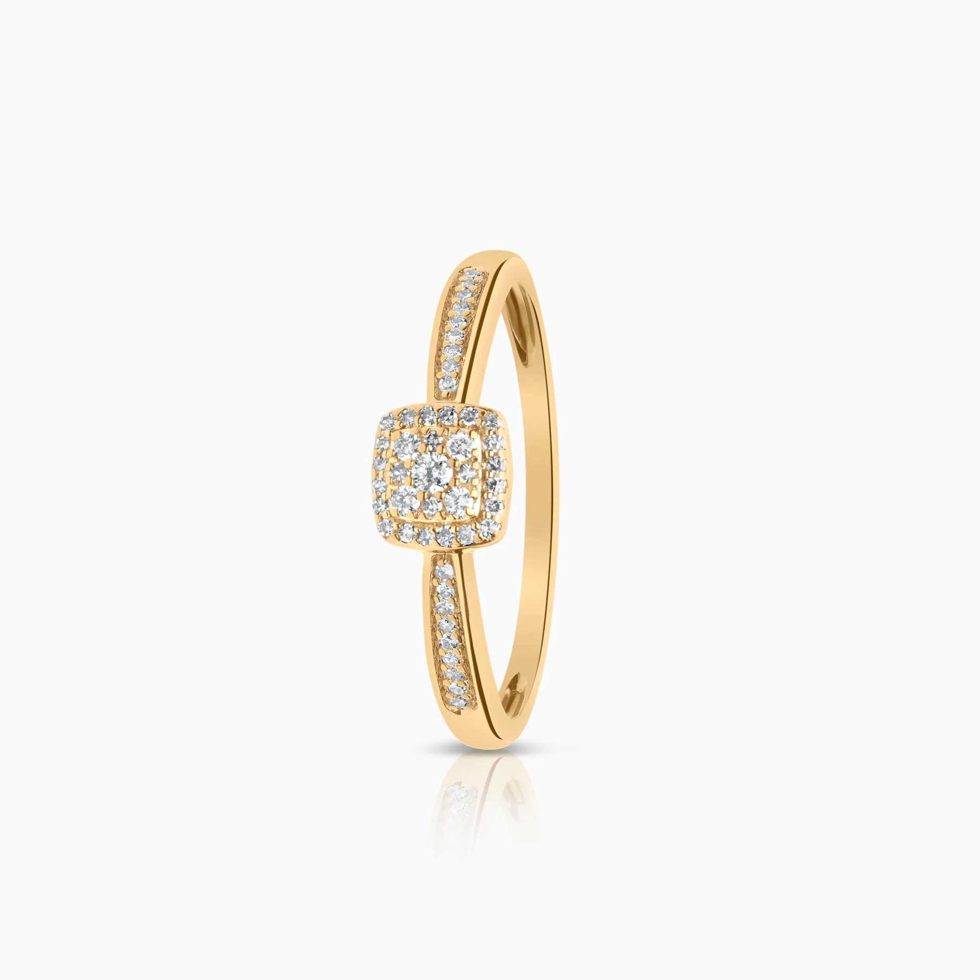 Diamond ring 0.15ct 18K gold
