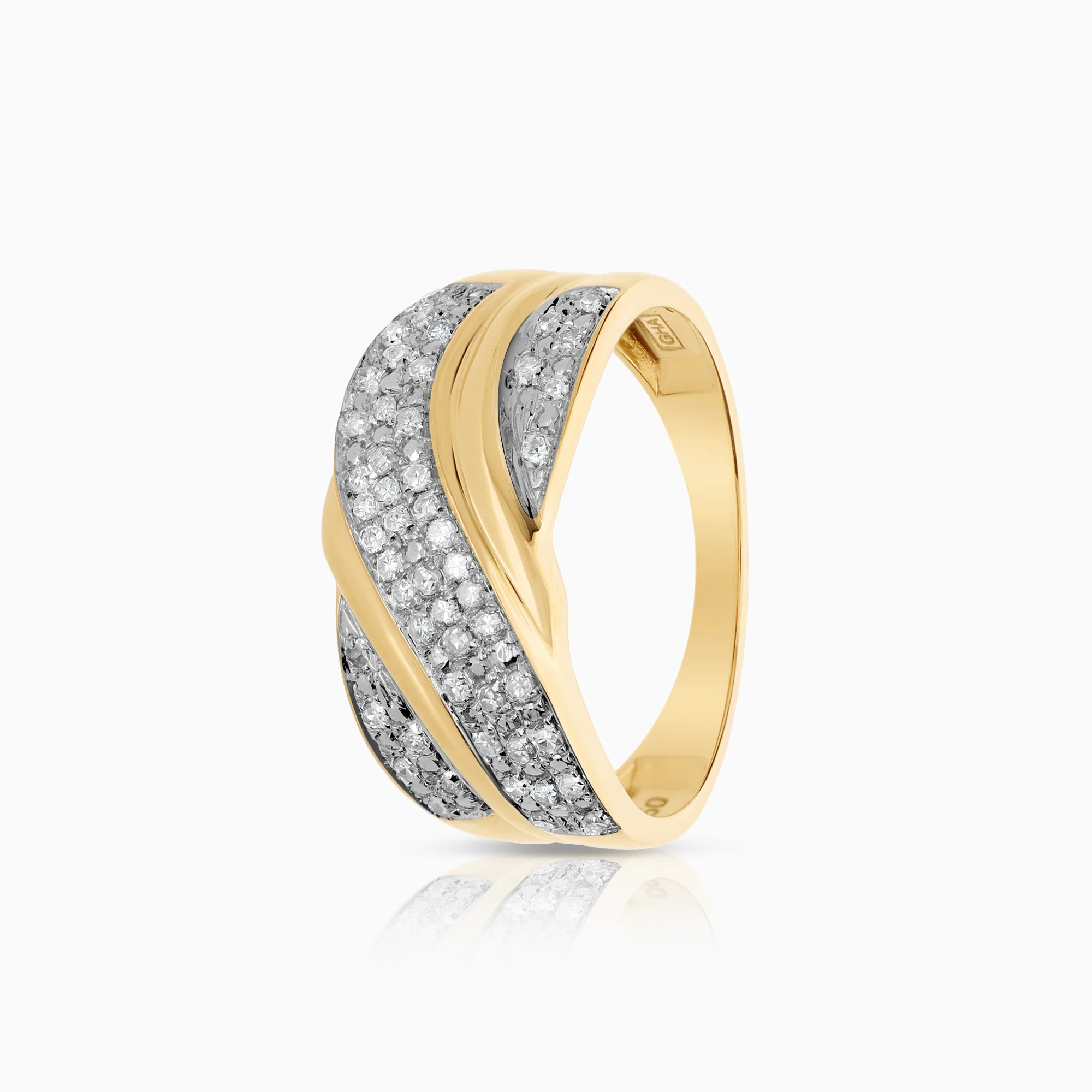 Diamond ring 0.15ct 18K gold
