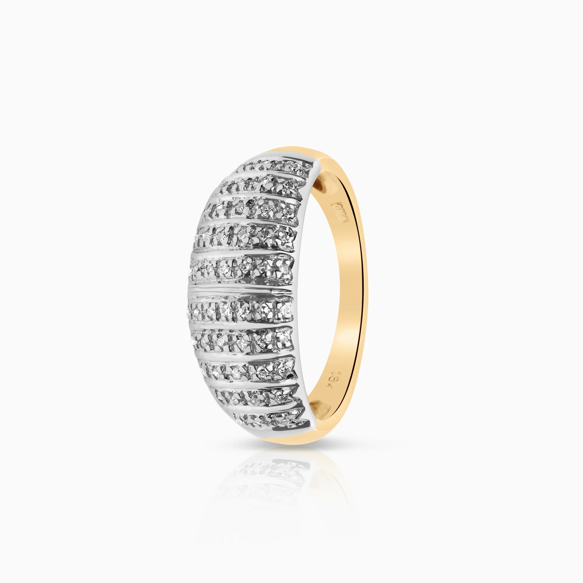 Diamond ring 0.15ct 18K gold