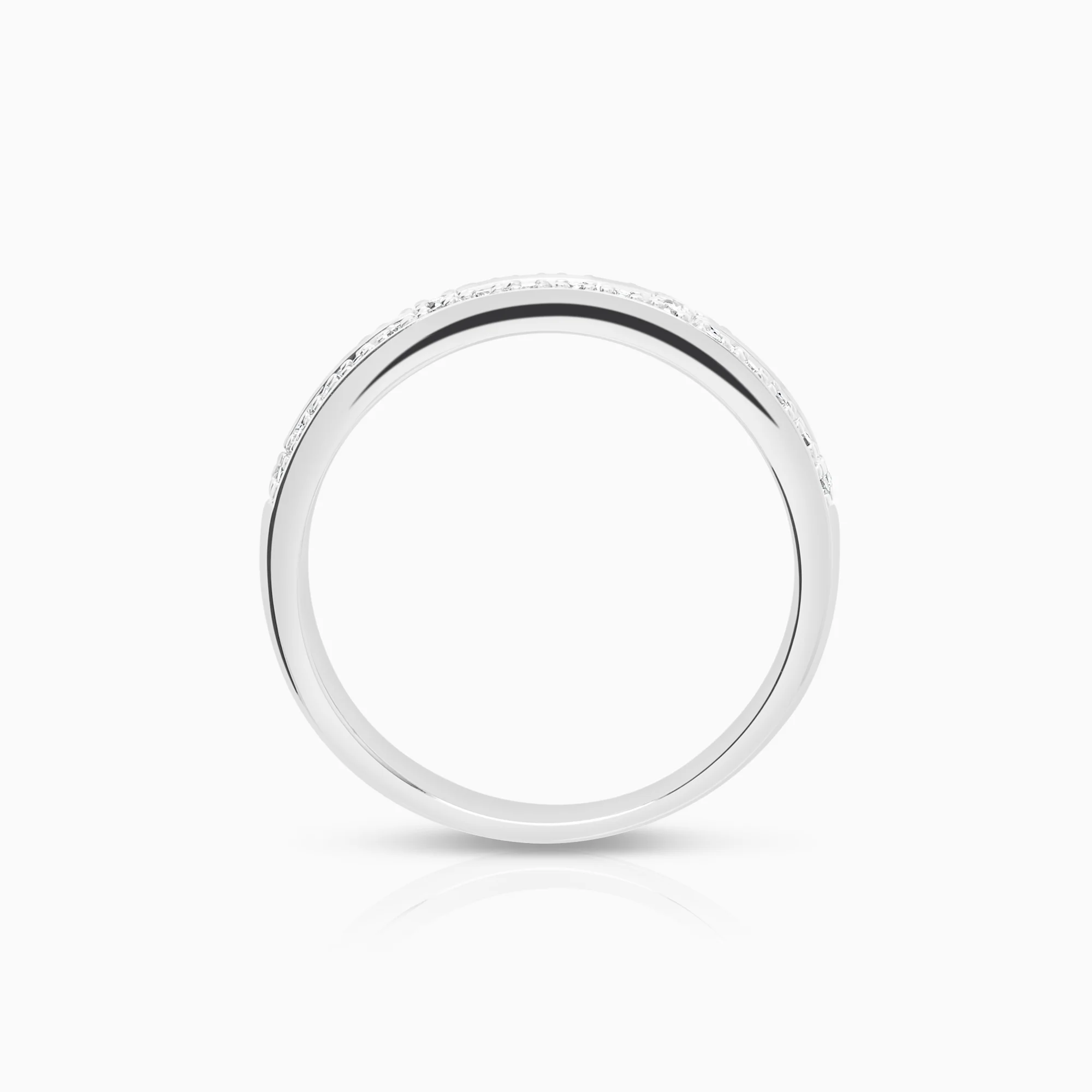 Diamond ring 0.16ct 18K white gold - Image 2