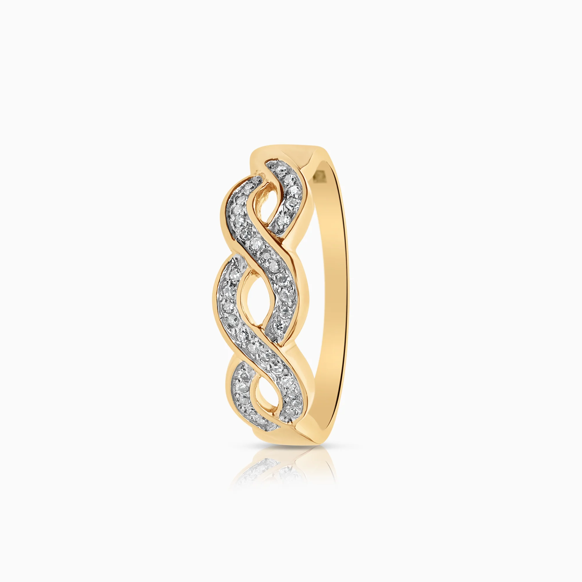 Diamond ring 0.17ct 18K gold