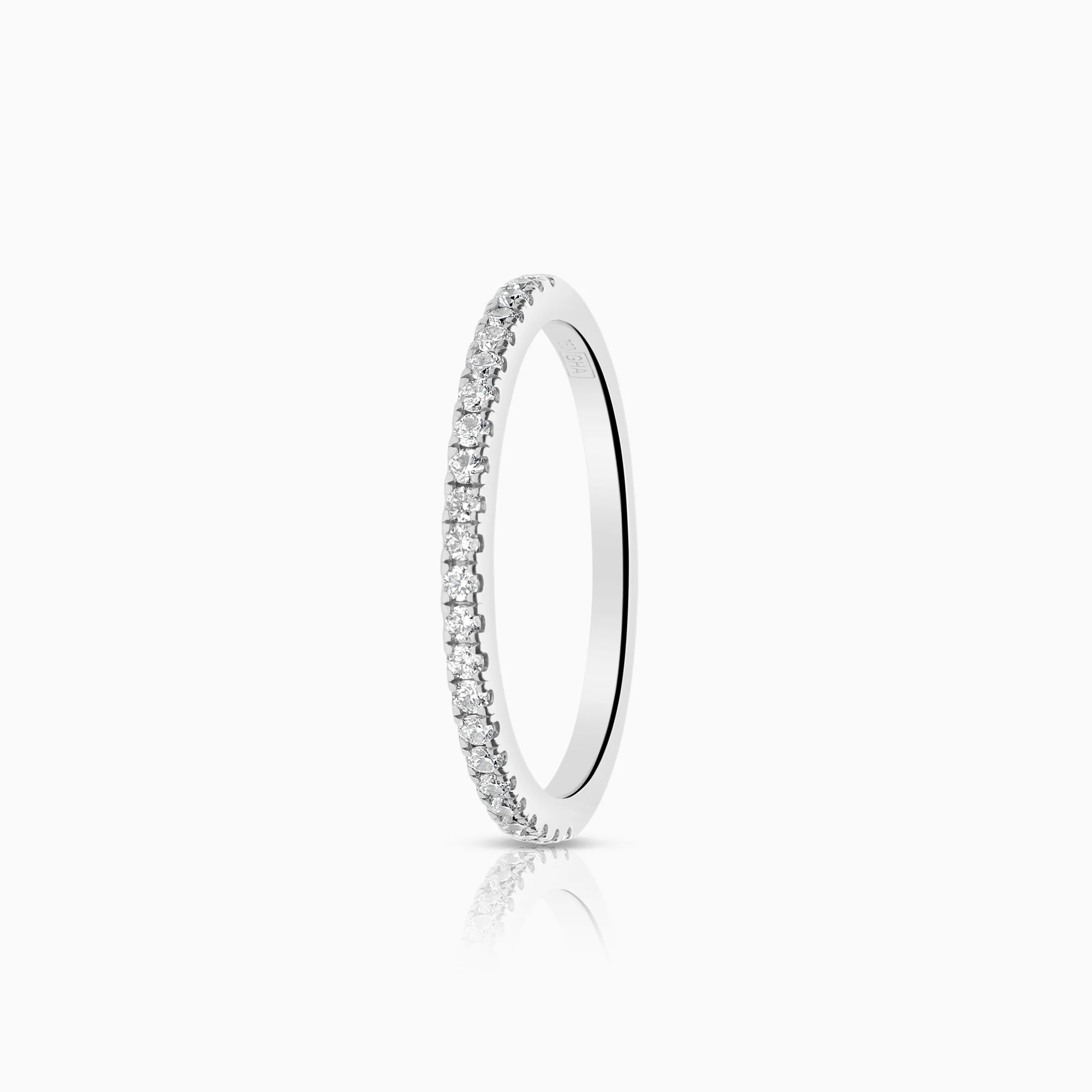 Eternity ring 0.18ct 18K white gold