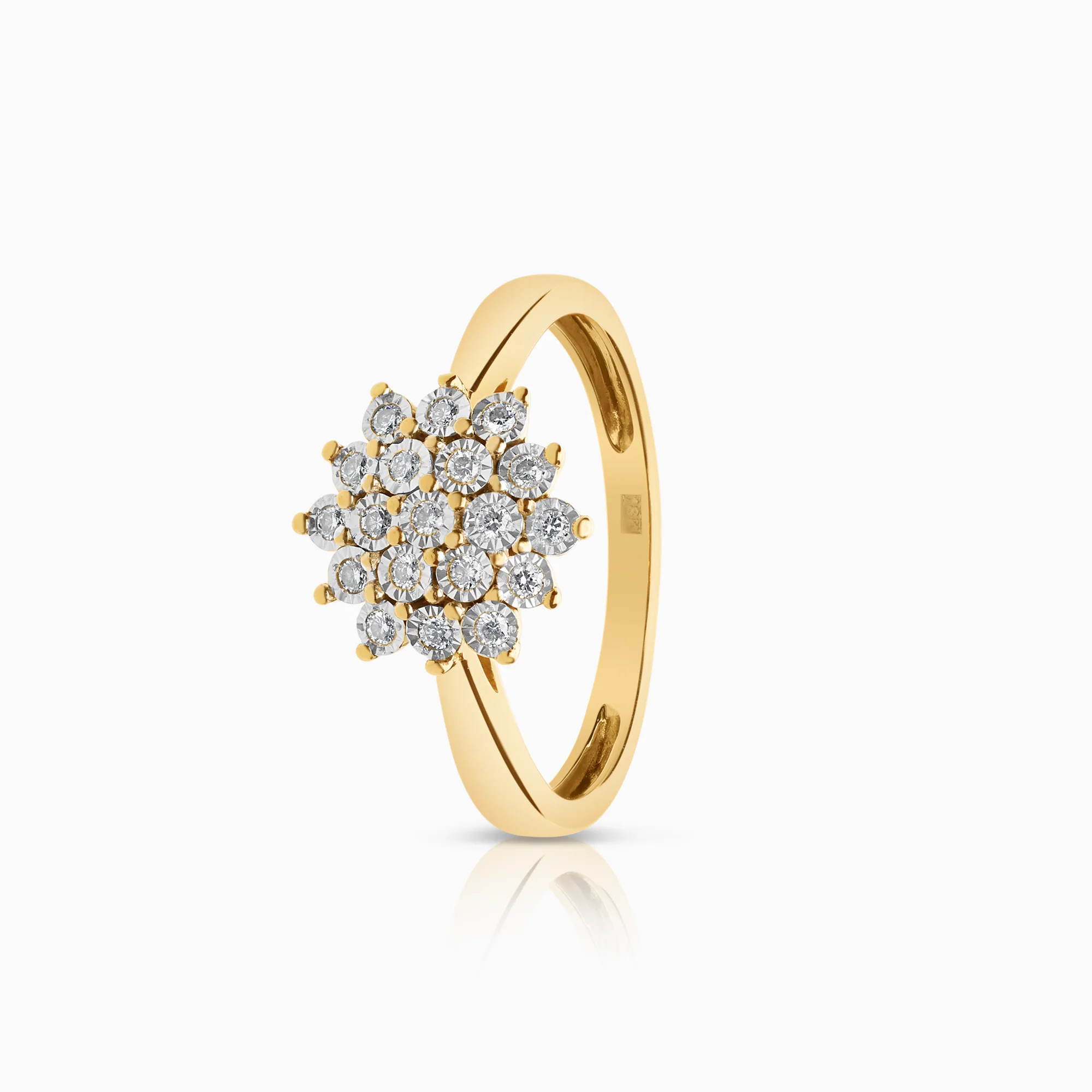 Diamond ring 0.19ct 18K gold