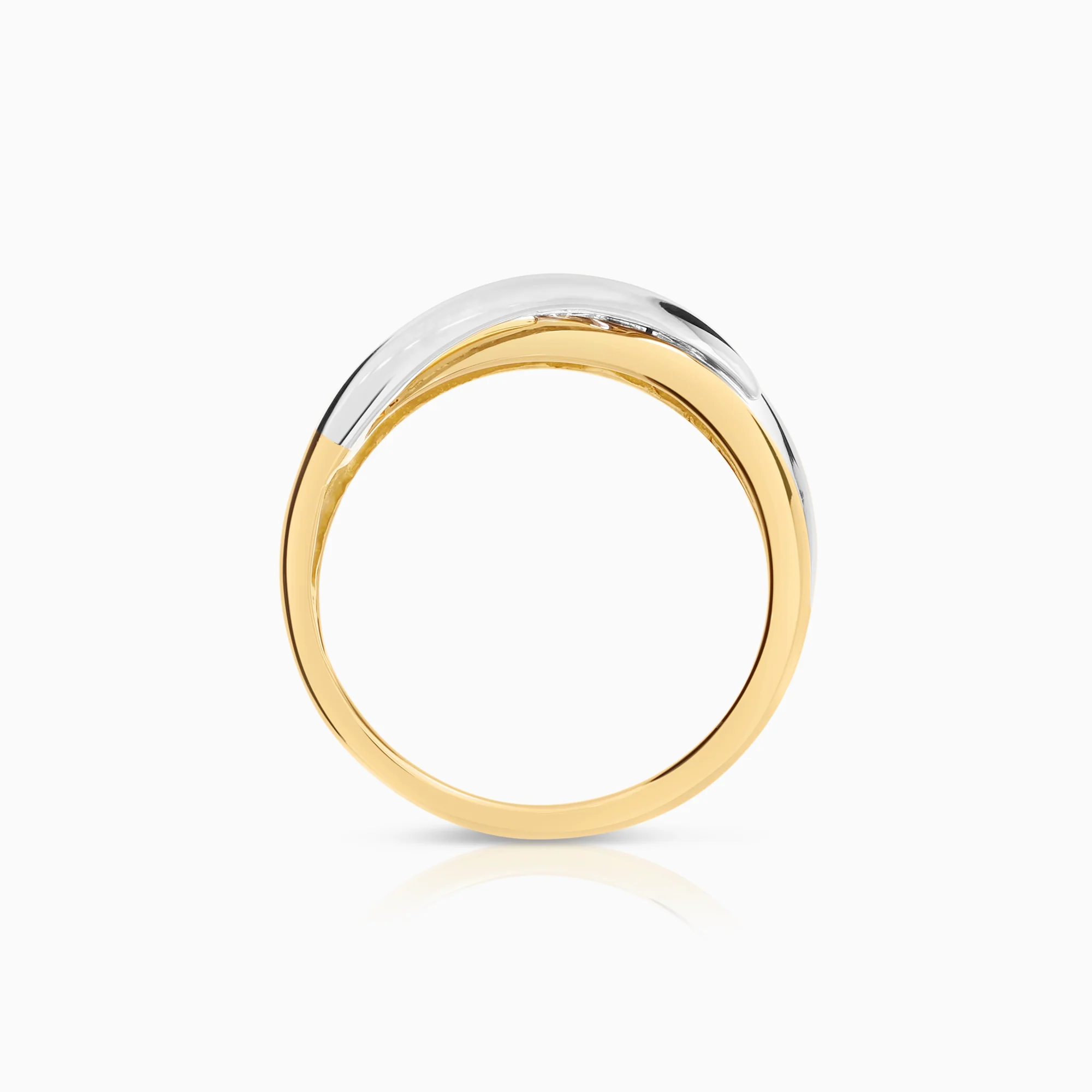Diamond ring 0.20ct 18K gold - Image 2
