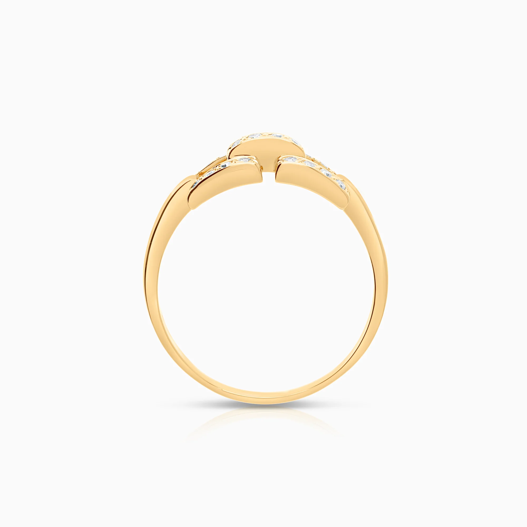Diamond ring 0.20ct 18K gold - Image 2