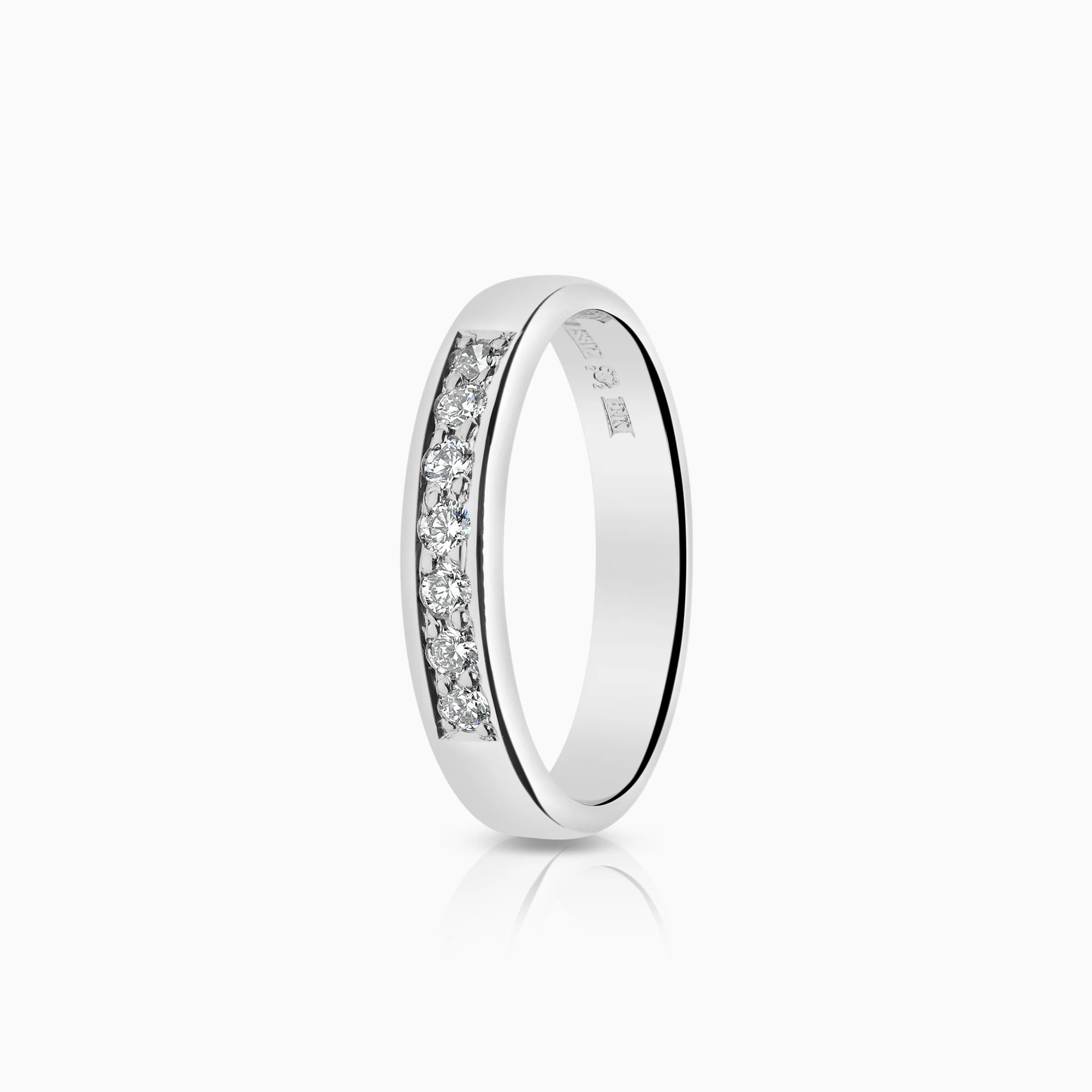 Eternity Ring 0.21ct 18K white gold