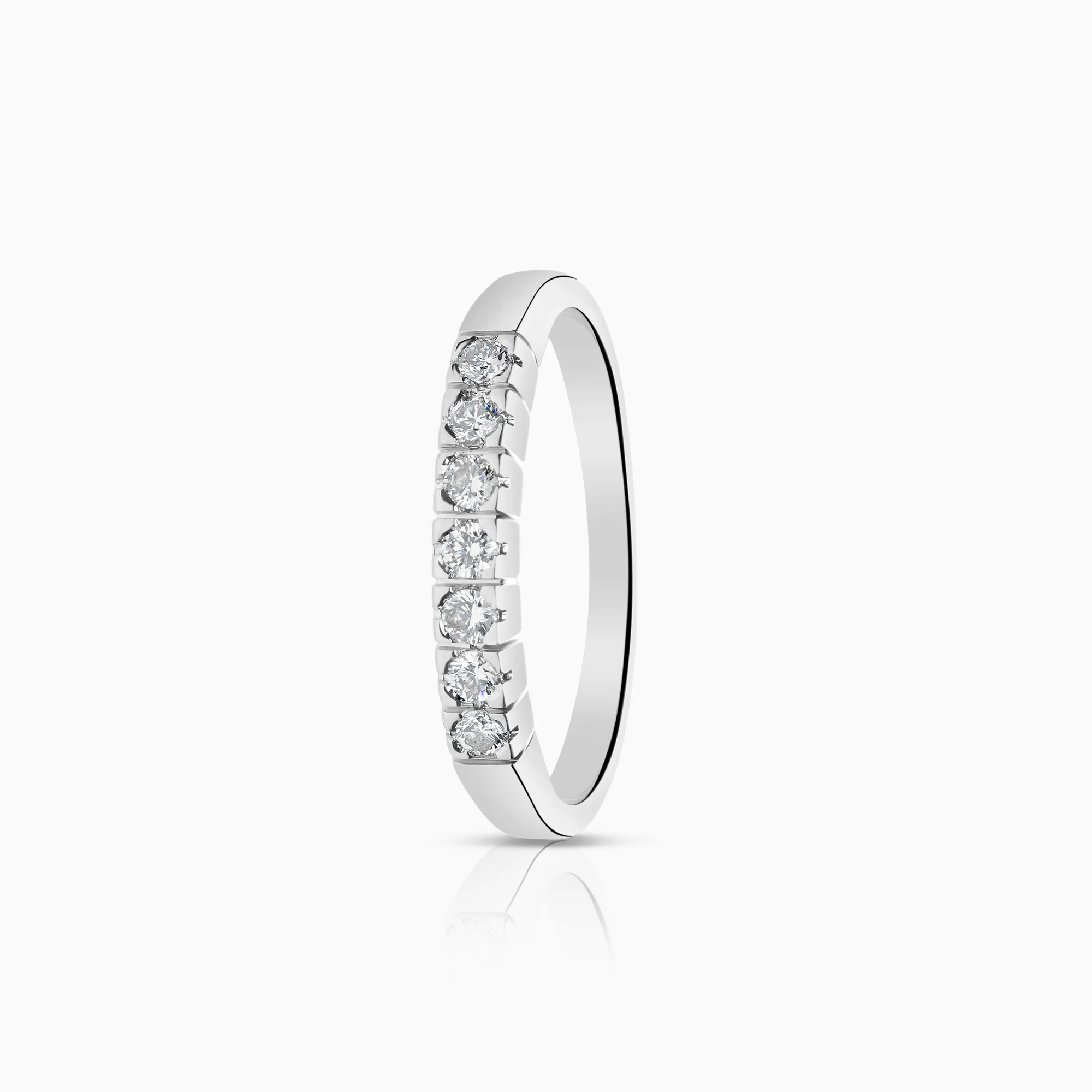 Eternity Ring 0.21ct 18K white gold