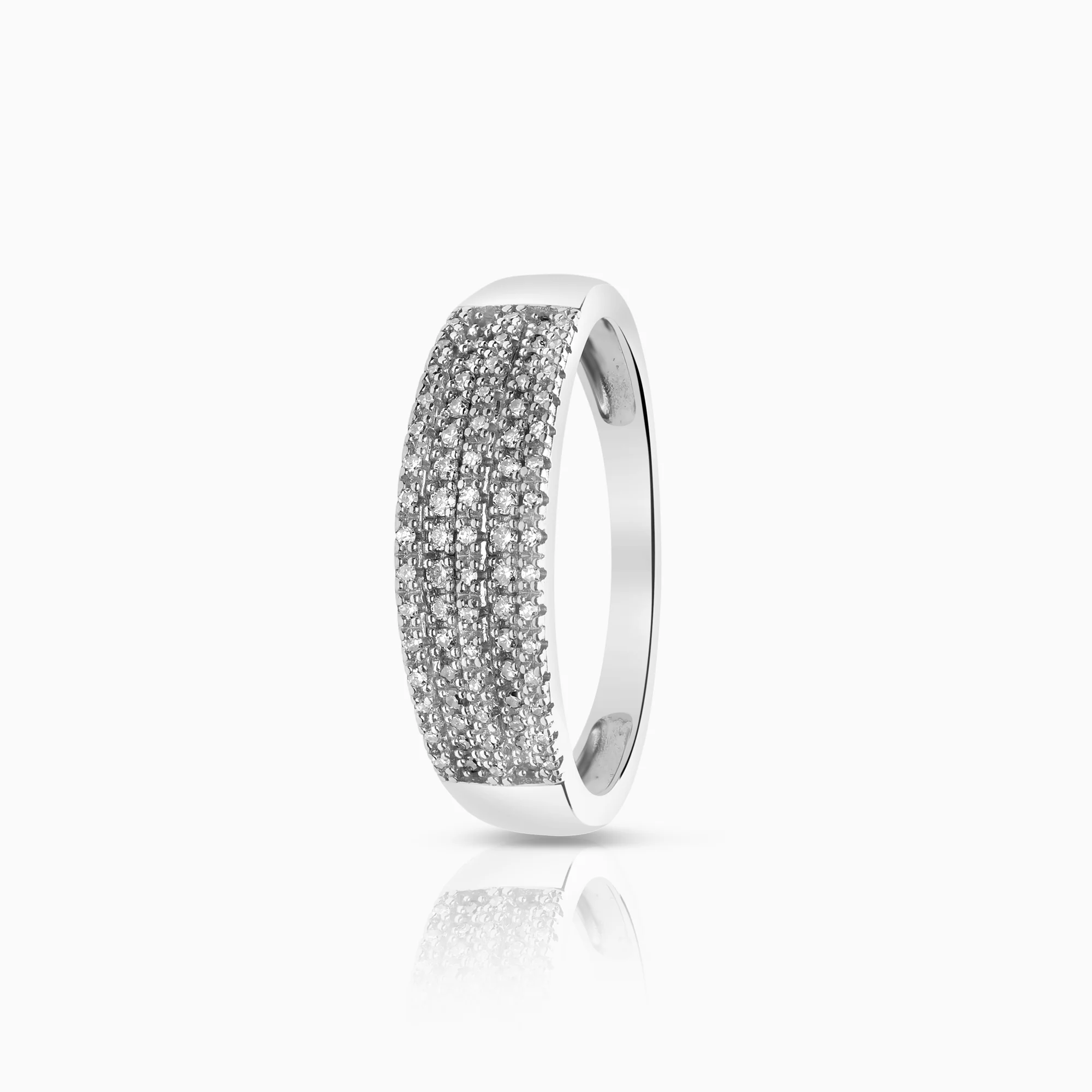 Diamond ring 0.21ct 18K white gold