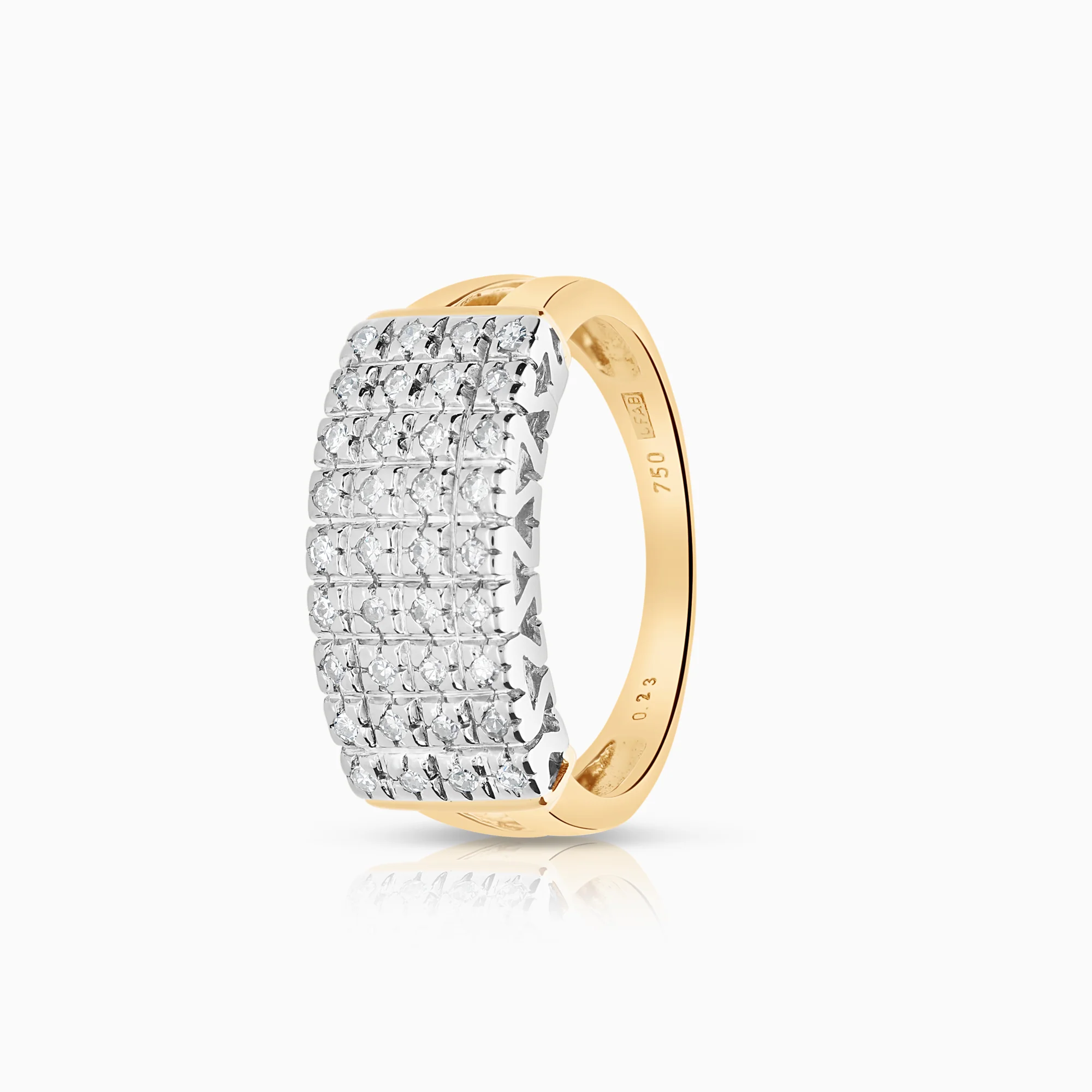 Diamond ring 0.23ct 18K gold