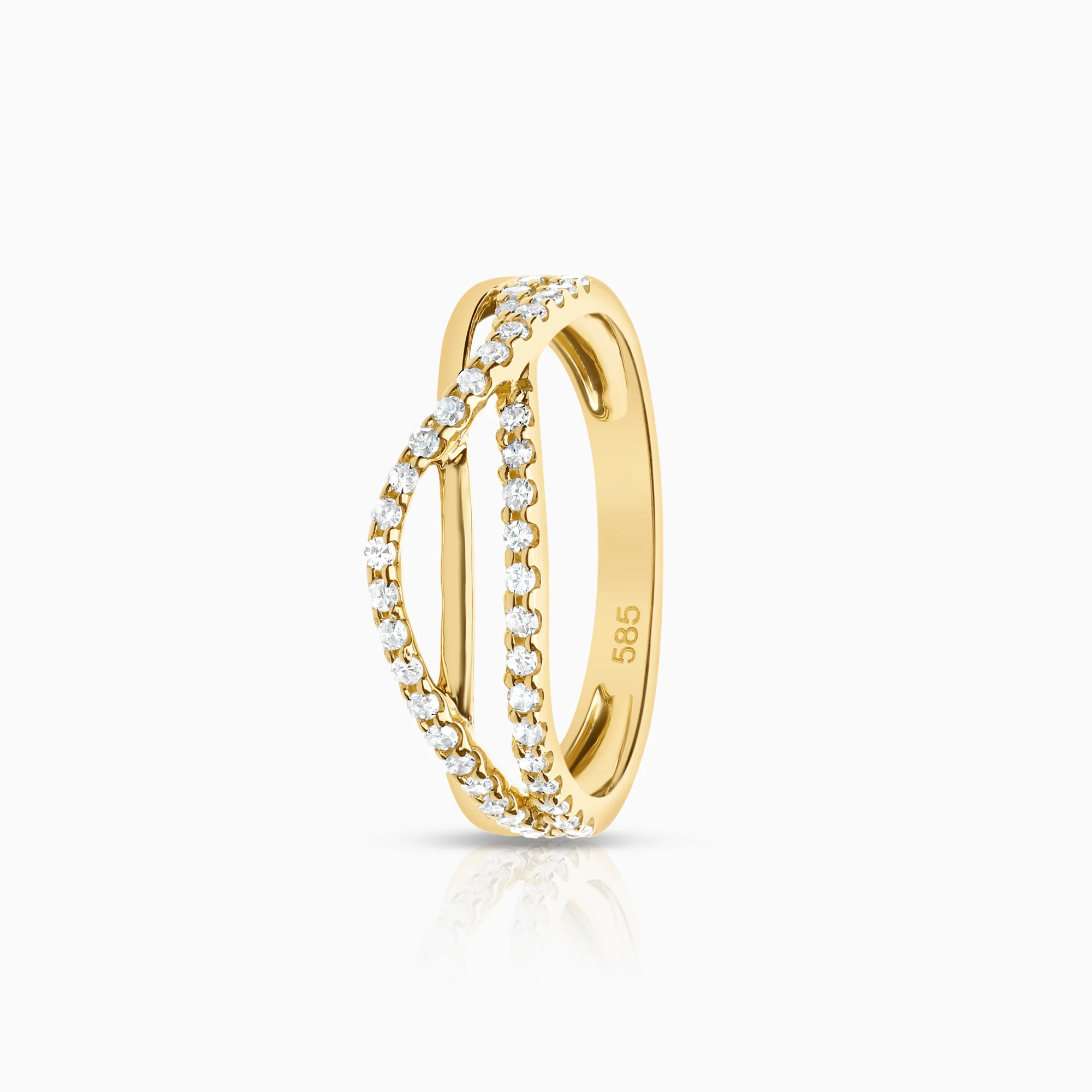 Diamond ring 0.24ct 14K gold